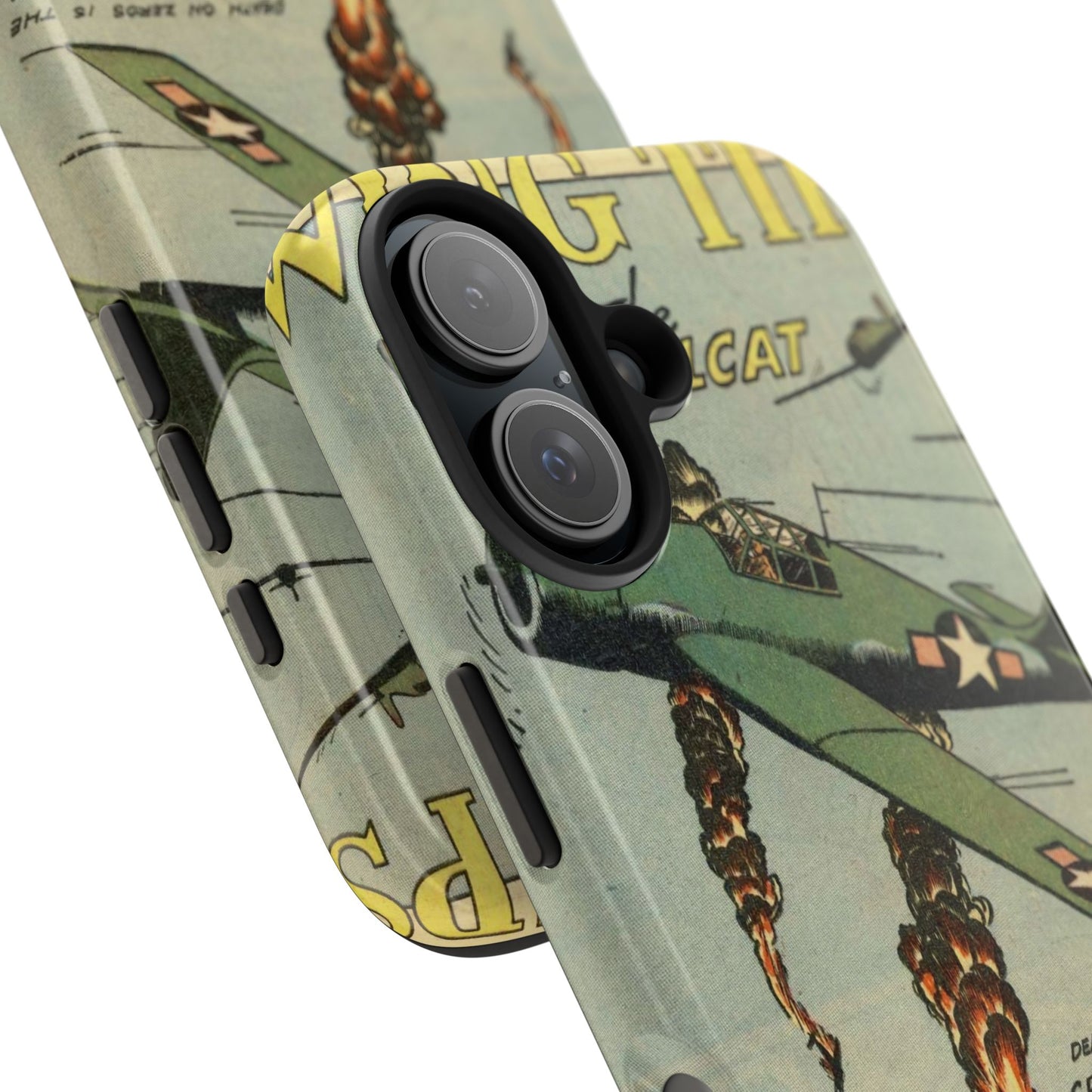 Retro Wings Comic Page Tough Phone Cases