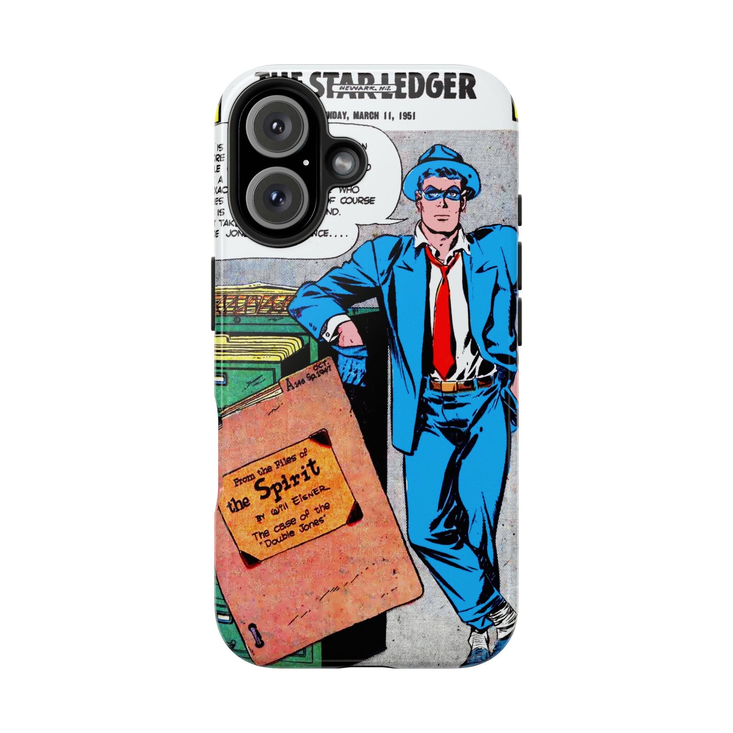 Vintage Spirit Comic Cover Durable Phone Cases - Old School Male 