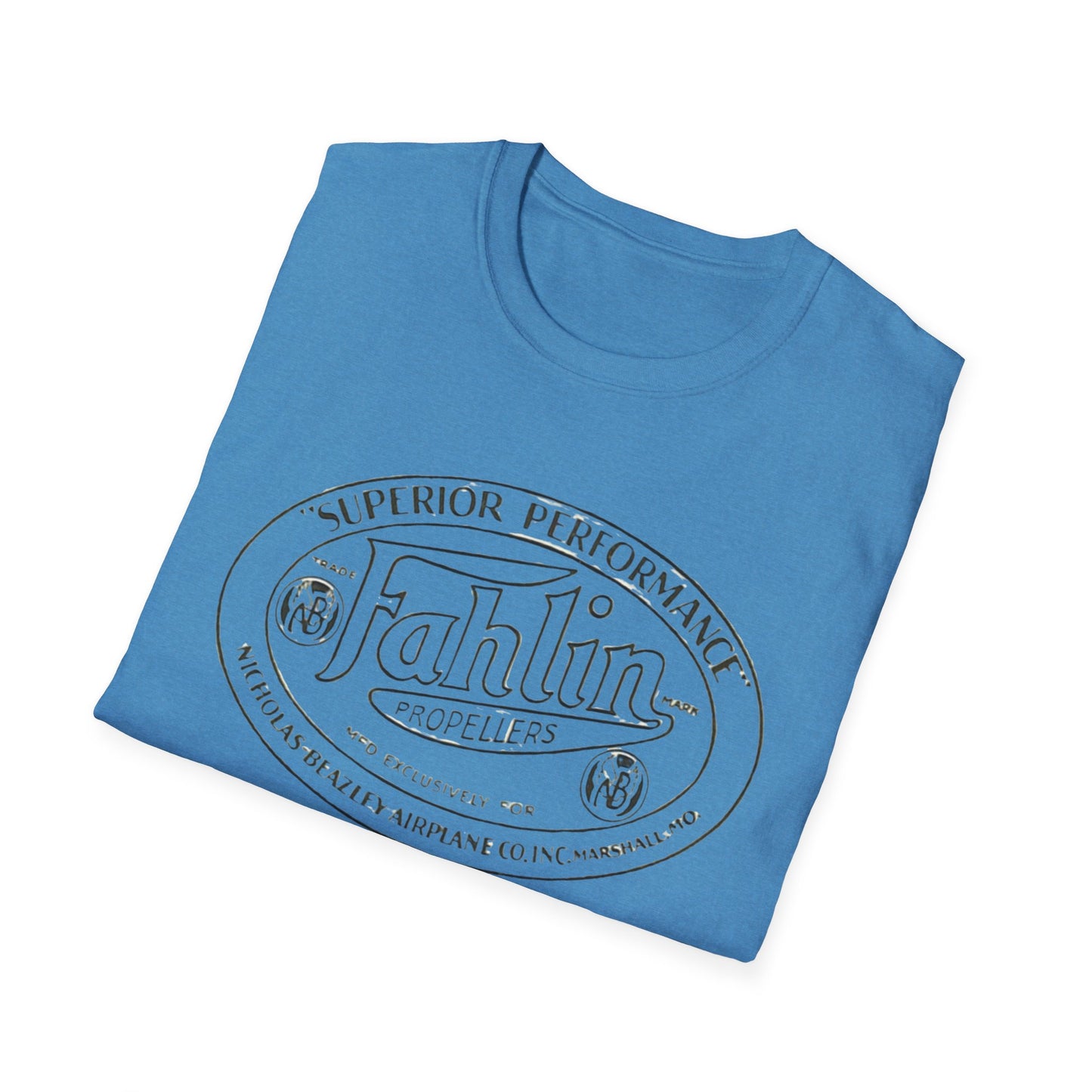 Cool Retro Fahlin Propellor T-Shirt: 100% Cotton, Vintage Vibes, Perfect For Your Weekend Adventures!