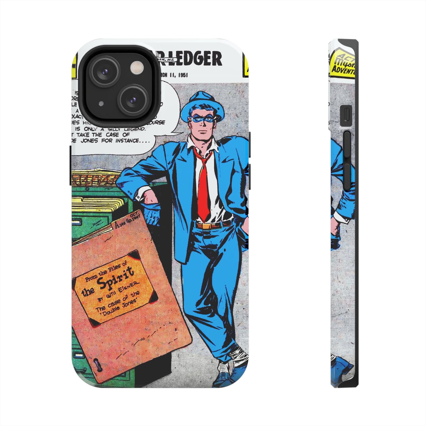 Vintage Spirit Comic Cover Durable Phone Cases - Old School Male 