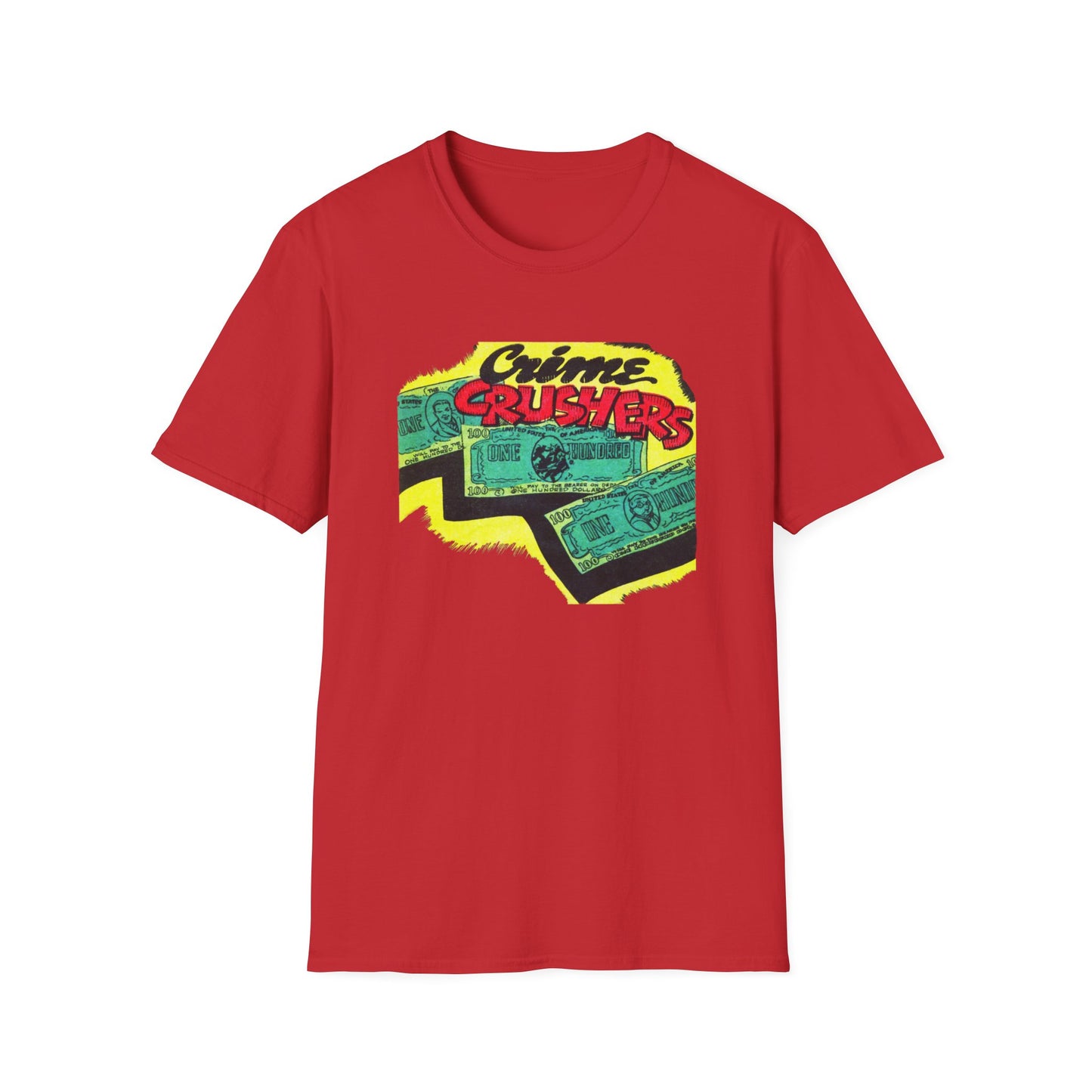 Retro Crime Crushers True Crime T-Shirt - Vintage Style Tee for Mystery Lovers