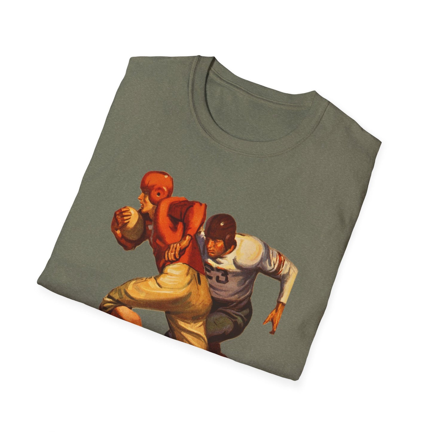 Retro Style Football Unisex Soft Cotton Tee