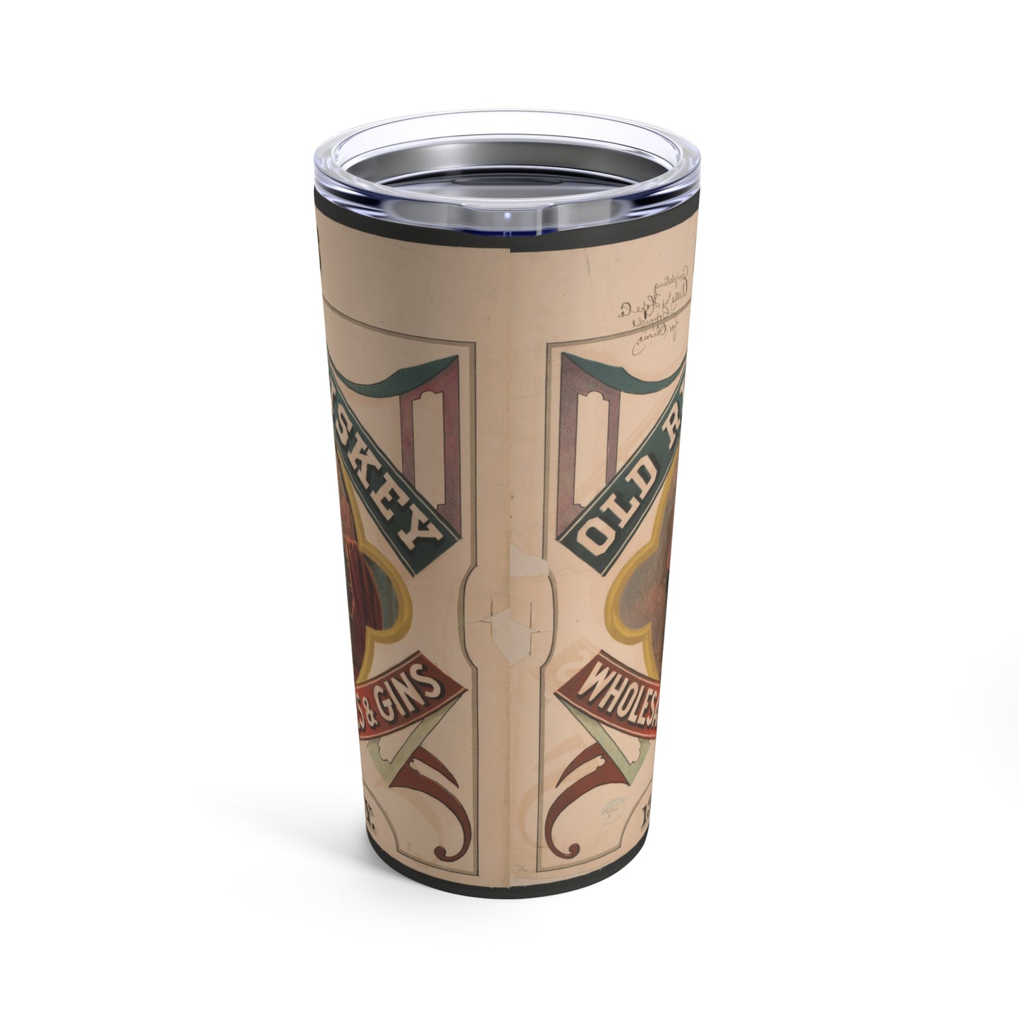 Retro Whiskey Tumbler 20oz with Insulation - Old School Male 