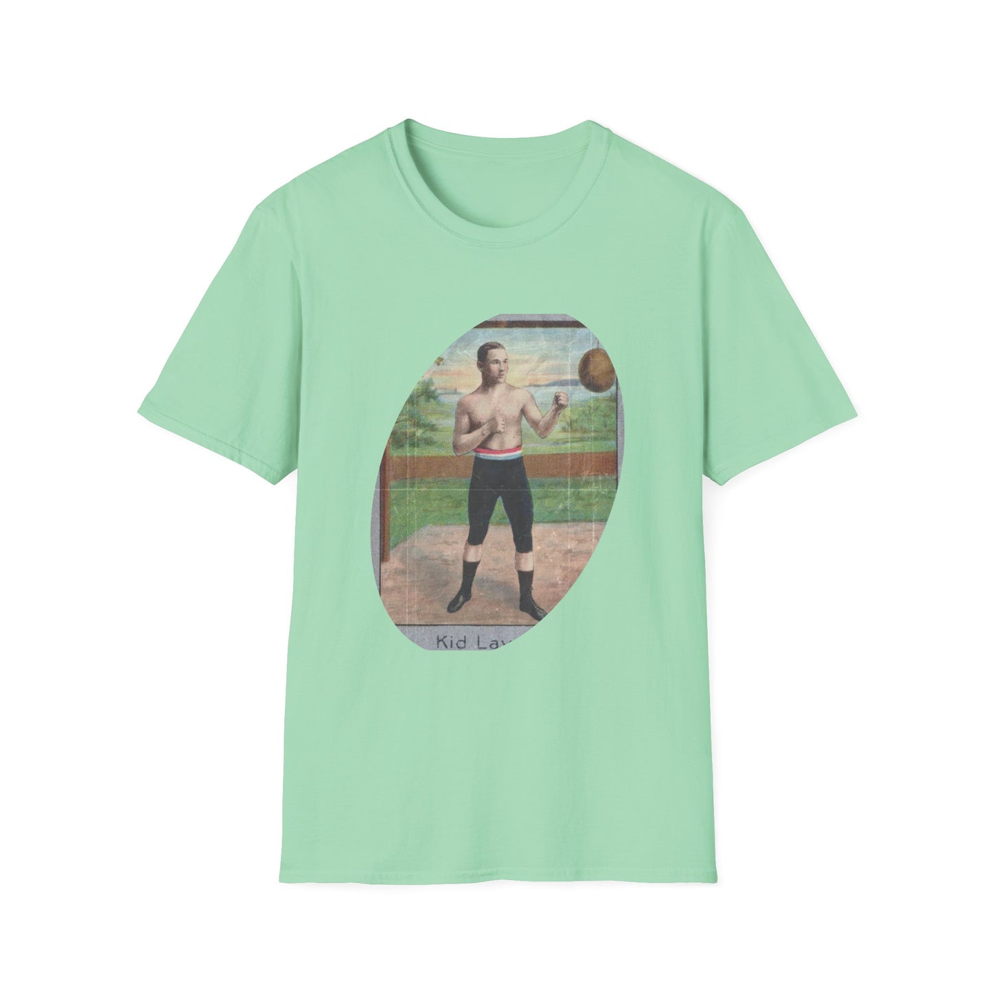 Retro Boxer Fighter Unisex Cotton T-Shirt - Old School Male 