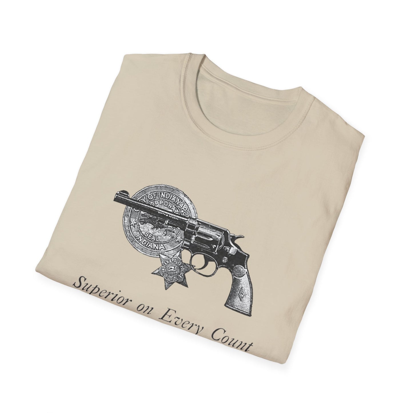 Vintage Smith And Wesson T-Shirt - Classic Ad Tee For Firearm Enthusiasts, Made In USA Cotton