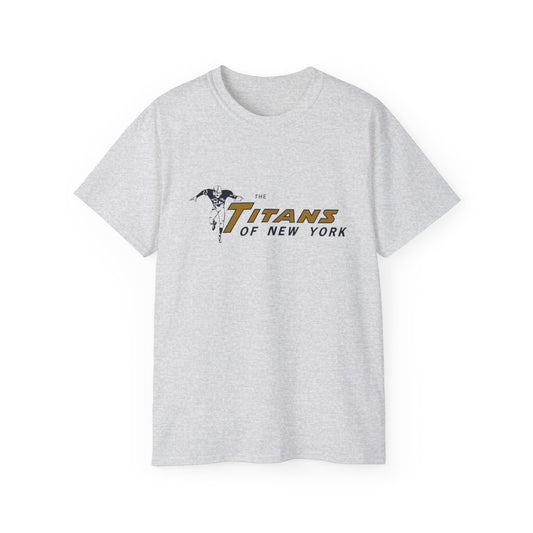 The Titans of New York Football Team Unisex Ultra Cotton Tee - Old School Male 