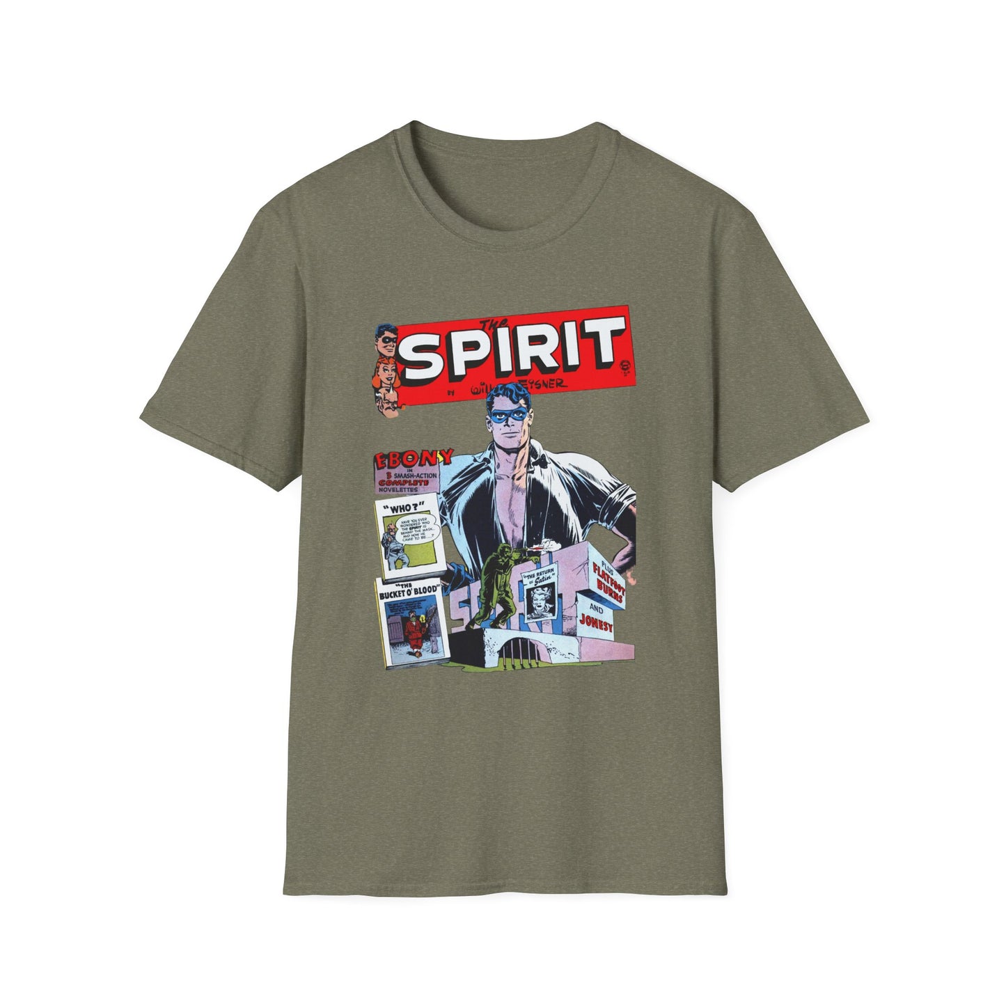 Vintage Comic Character T-Shirt - The Spirit Tee for Retro Fans and Collectors