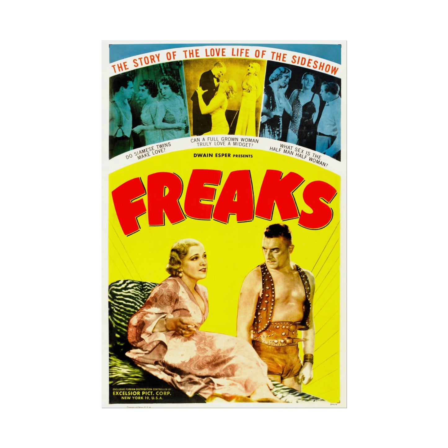 Vintage Freaks Rolled Poster