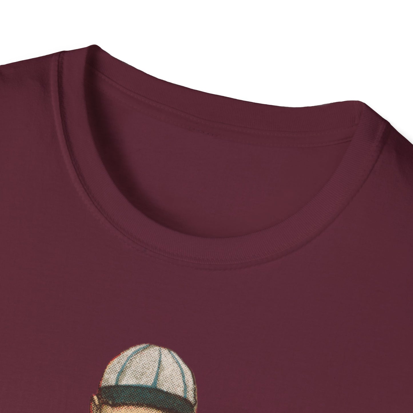 Retro Baseball Infielder Tee - Old School Male 