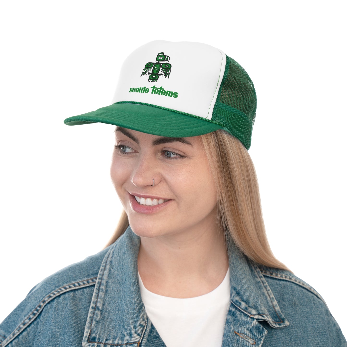 Seattle Totems of the WHL Trucker Cap - Old School Male 