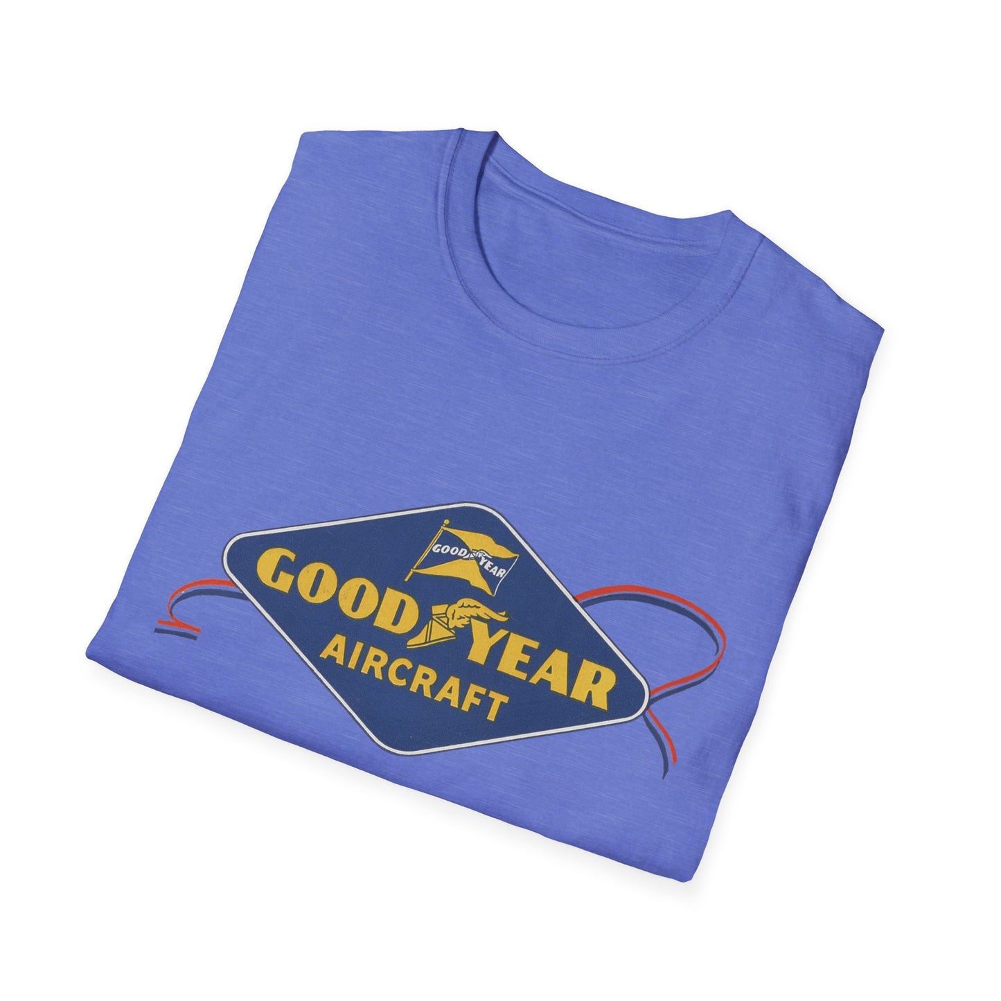 Fly High In Style: Vintage Goodyear Aircraft T-Shirt For Aviation Buffs & Retro Fans!