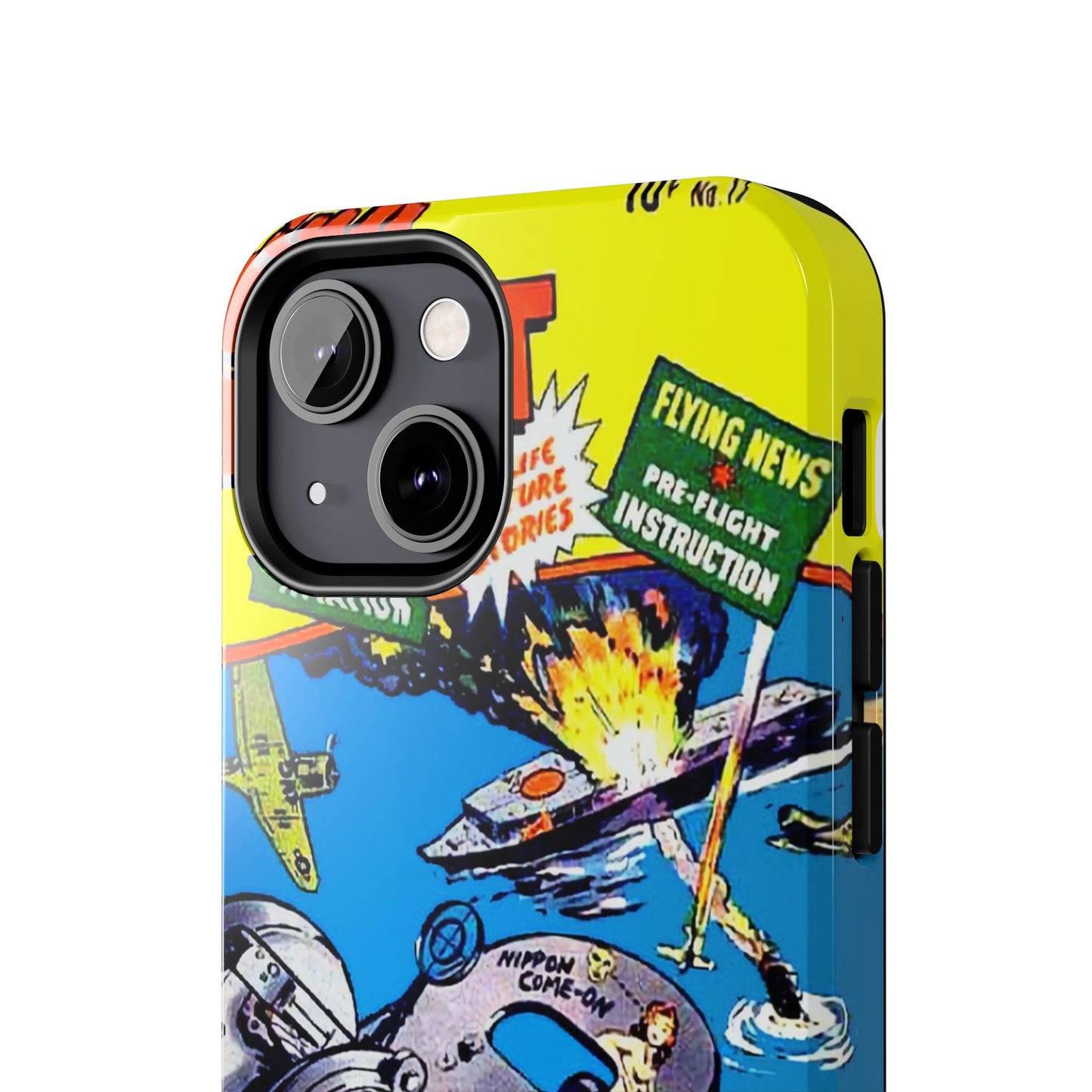 Vintage Comic Art Tough Phone Cases - Old School Male 