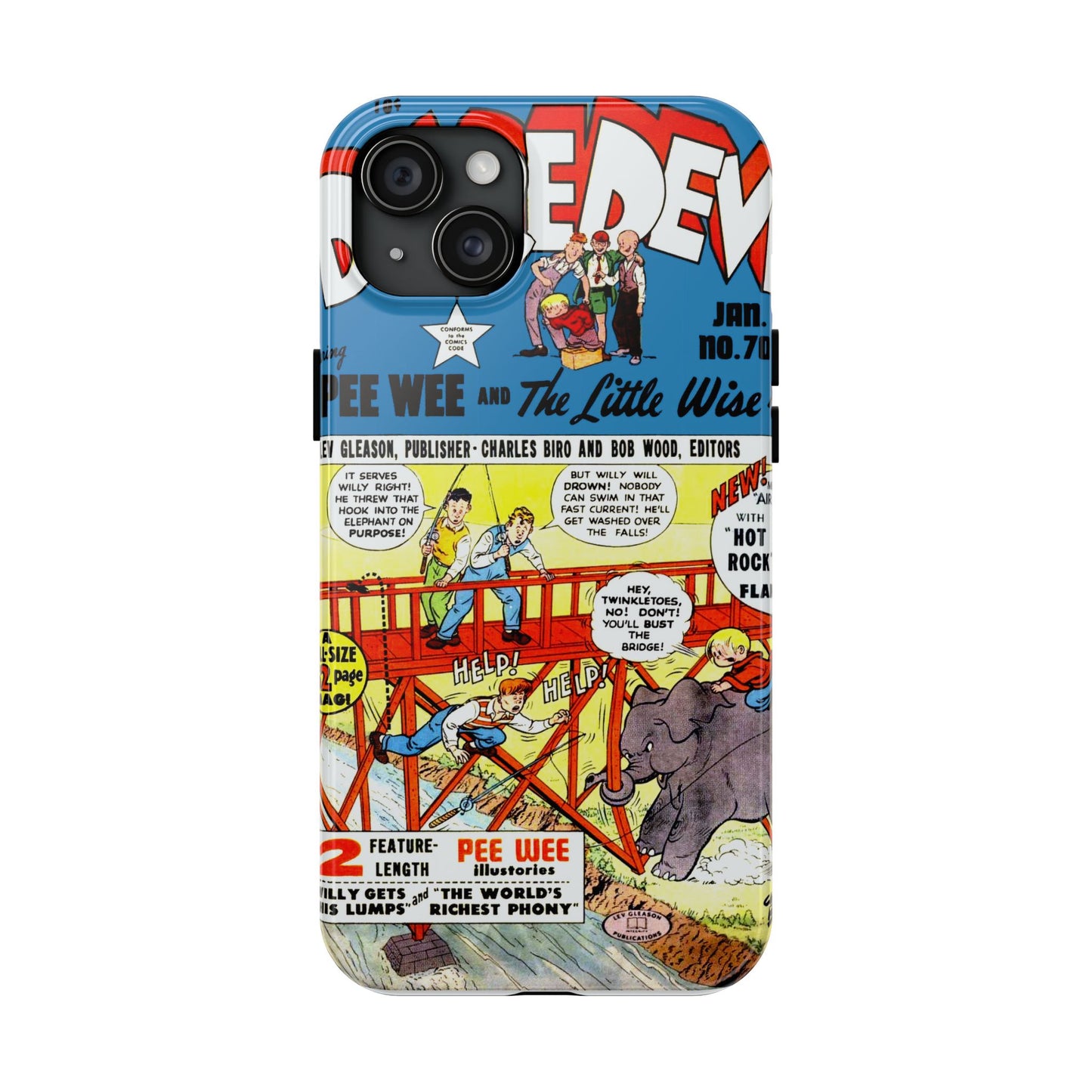 Vintage Comic Book Inspired Phone Case - Old School Male 