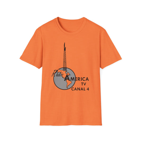 Rock The Retro Vibe With Our Classic 100% Cotton Radio America T-Shirt!