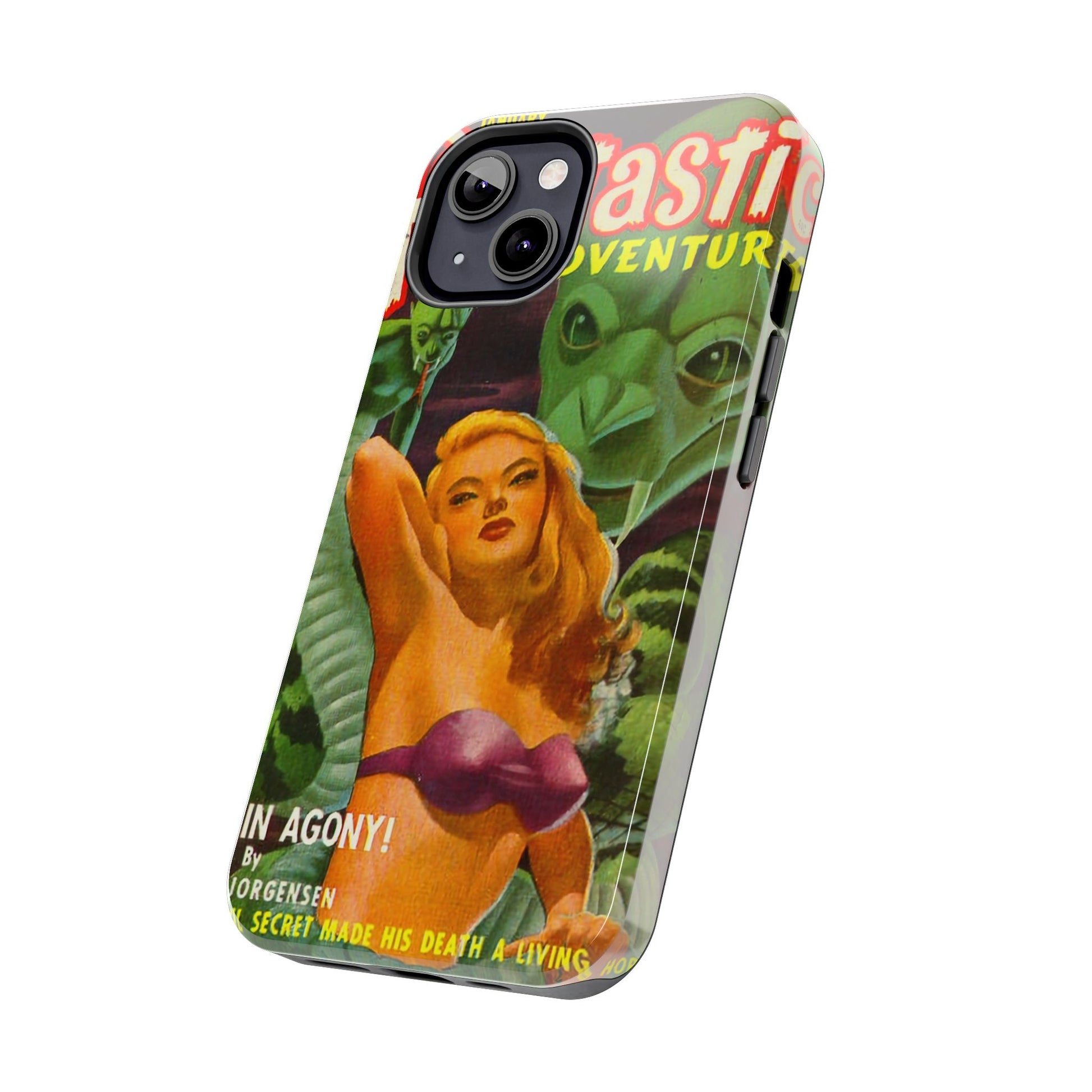 Vintage Magazine Cover Phone Case for Retro Enthusiasts - Old School Male 