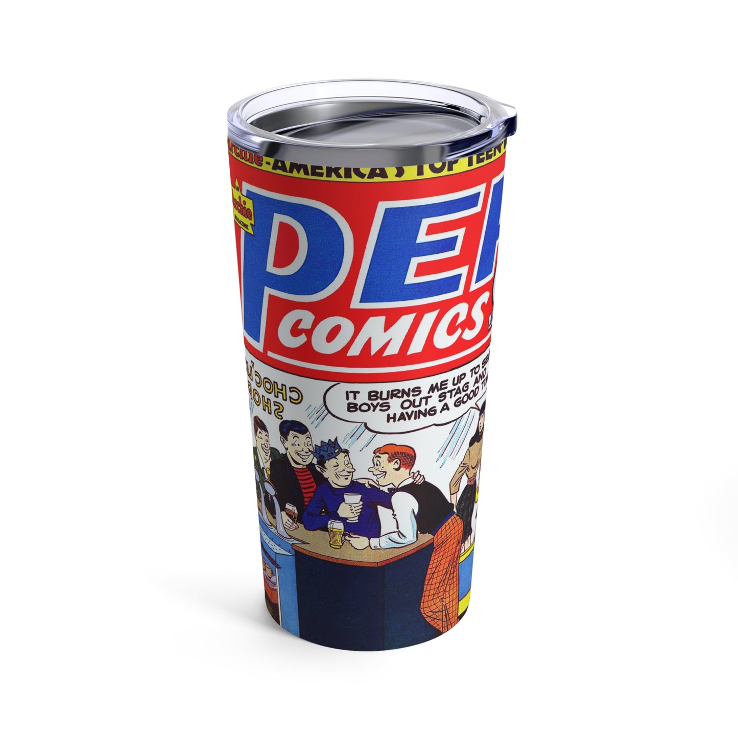 Vintage Comic Vibe 20oz Tumbler