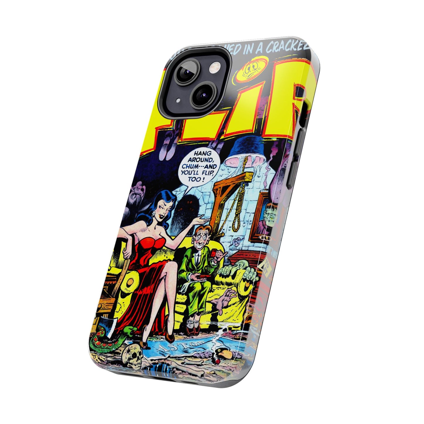 Vintage Comic Book Style Heavy-Duty Phone Cases - Old School Male 