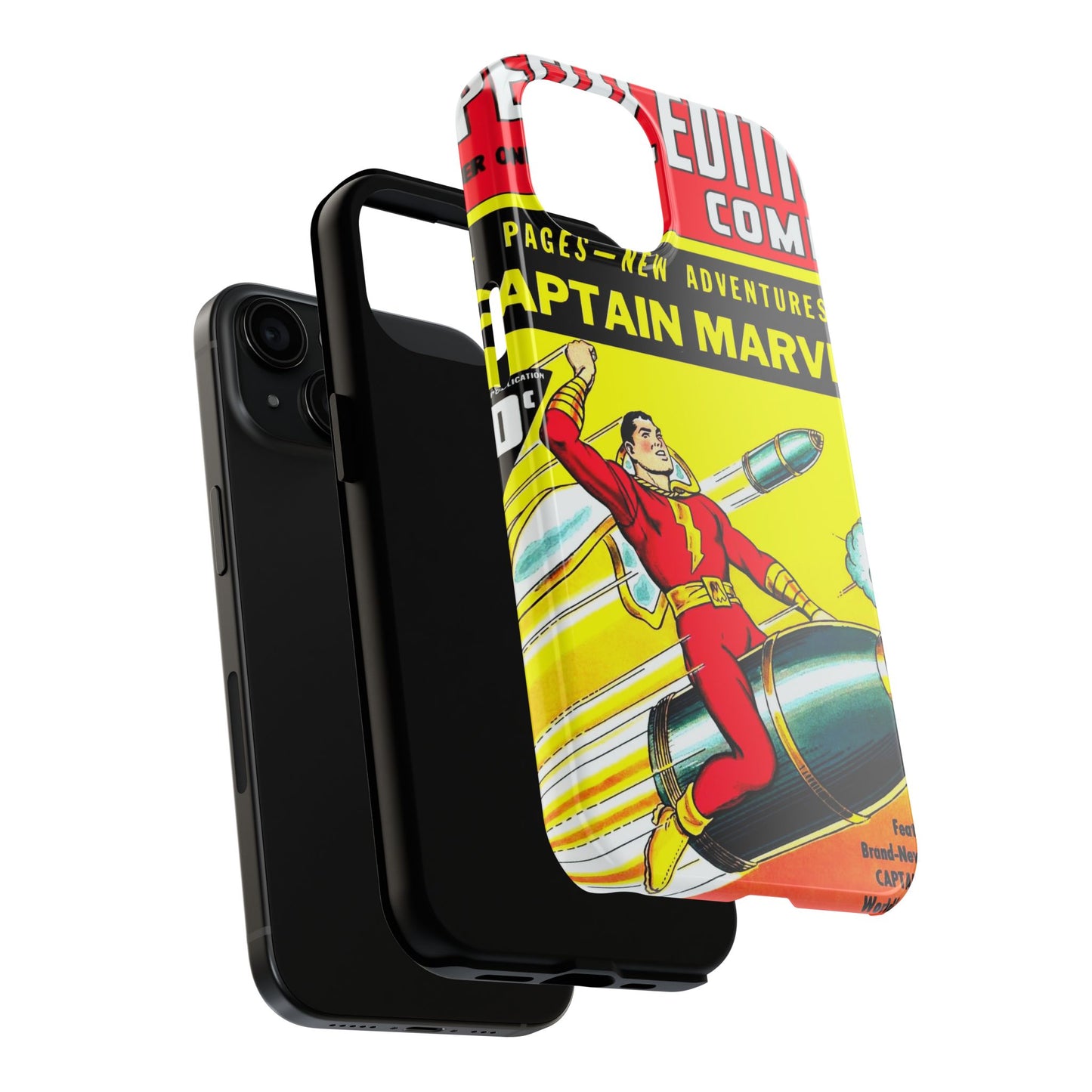 Vintage Captain Marvel Comic Tough Phone Cases