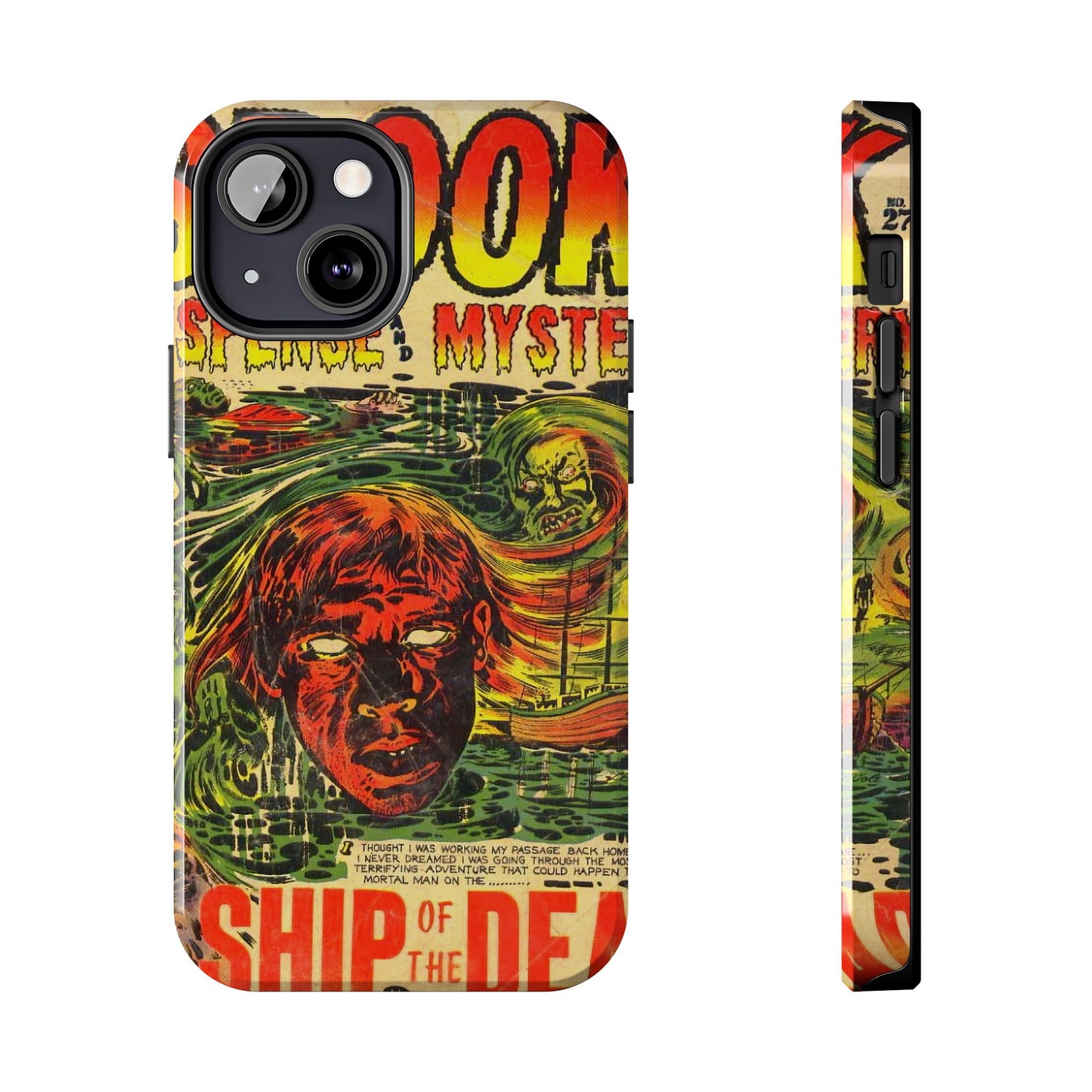 Vintage Horror Comic Phone Cover - Old School Male 