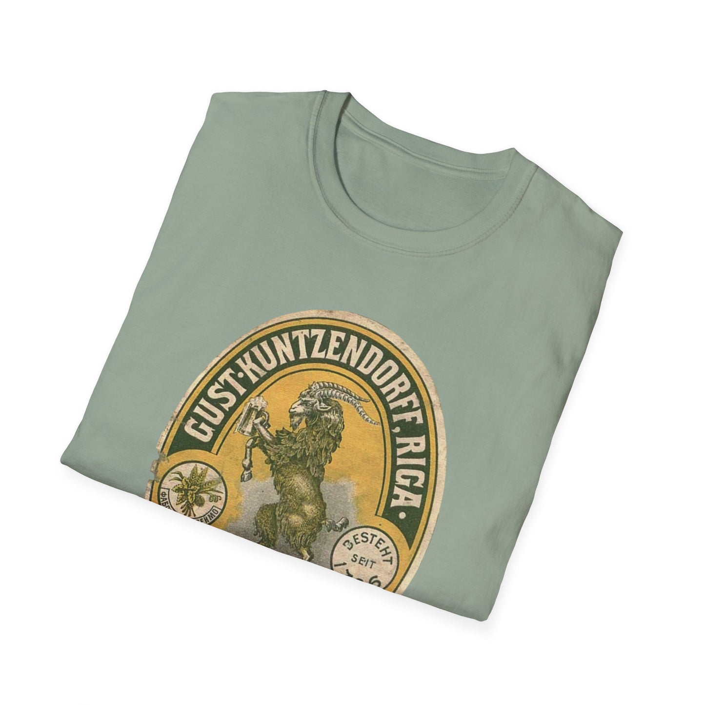 Sip in Style With This Vintage Bock Beer Unisex Softstyle Tee - Pure Cotton Comfort!