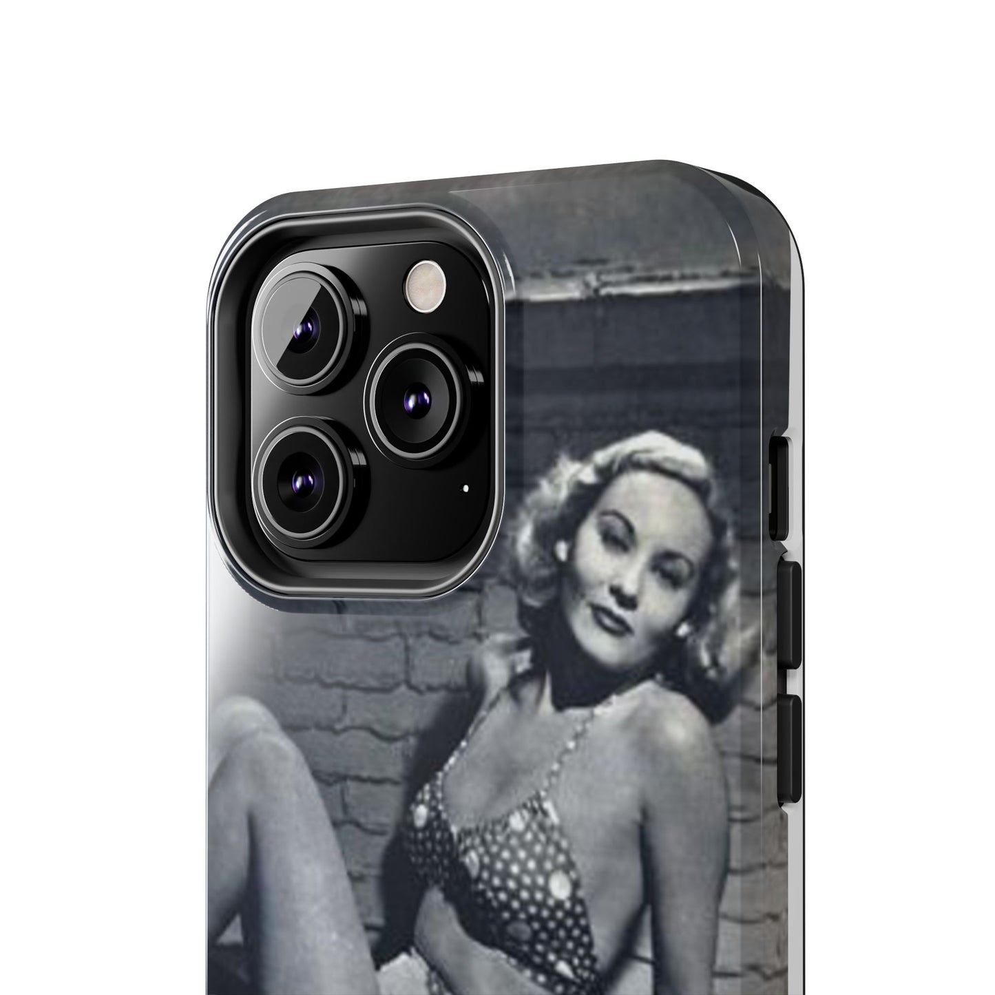 Retro Pinup Girl Tough Smartphone Cases - Old School Male 