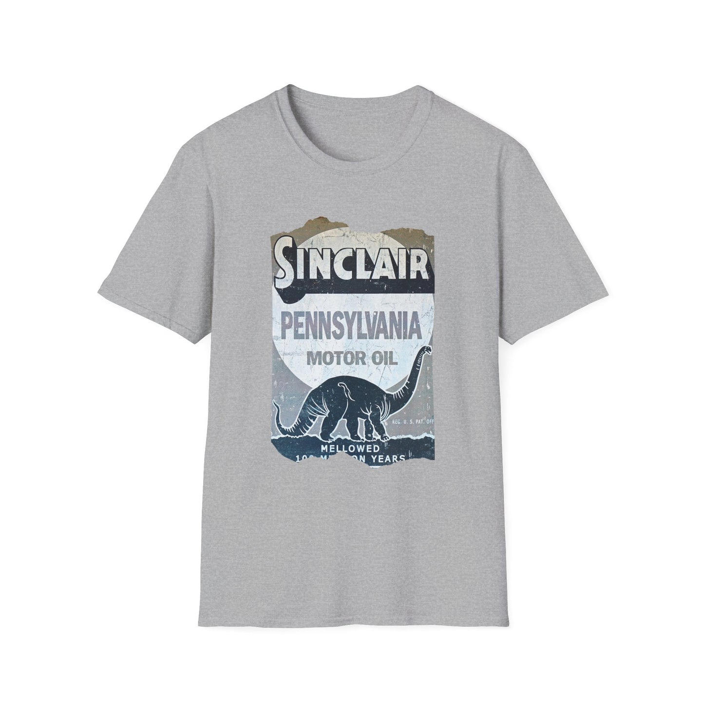 Retro Sinclair Oil Unisex Soft Cotton Tee - Old School Male 