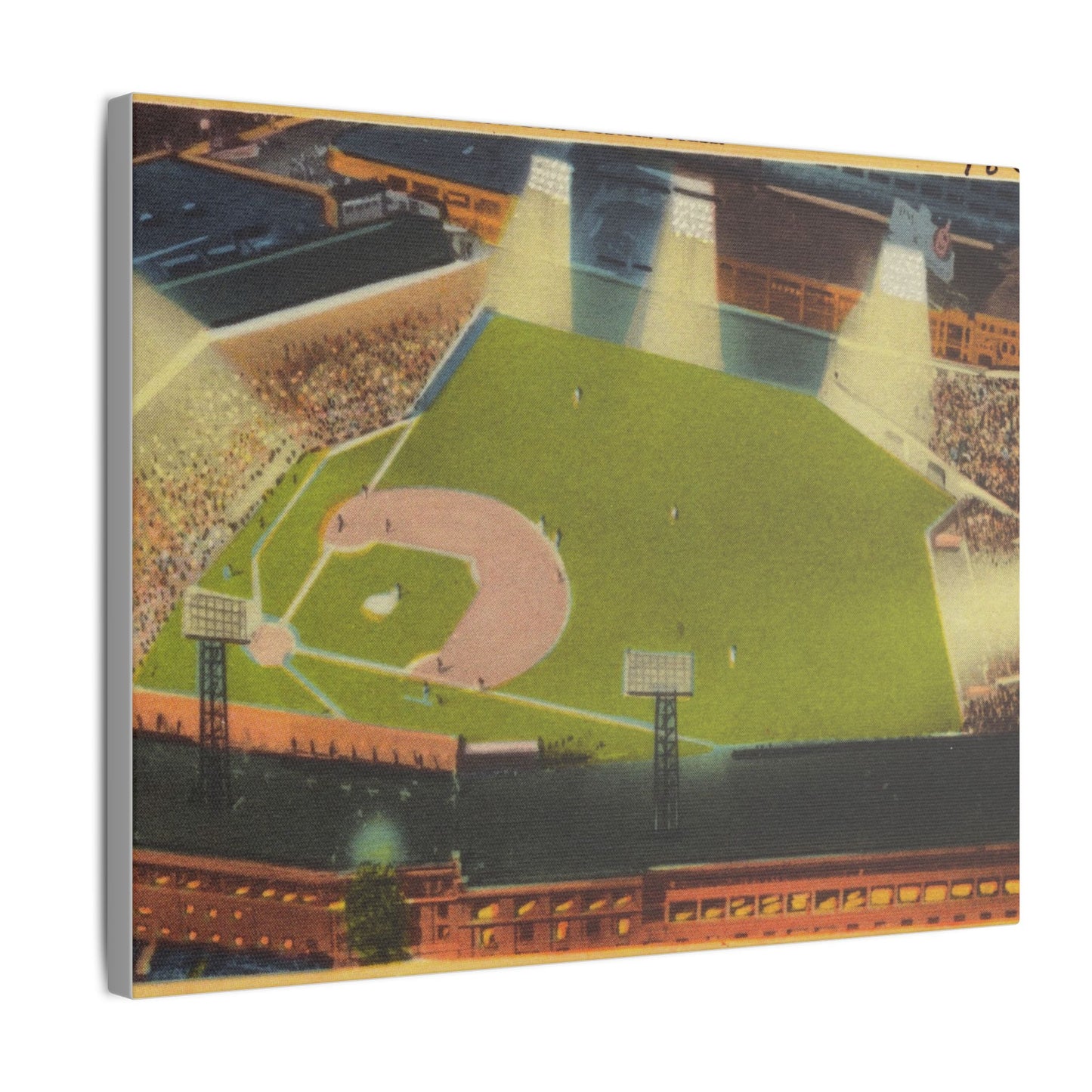 Vintage Fenway Park Canvas Art Print