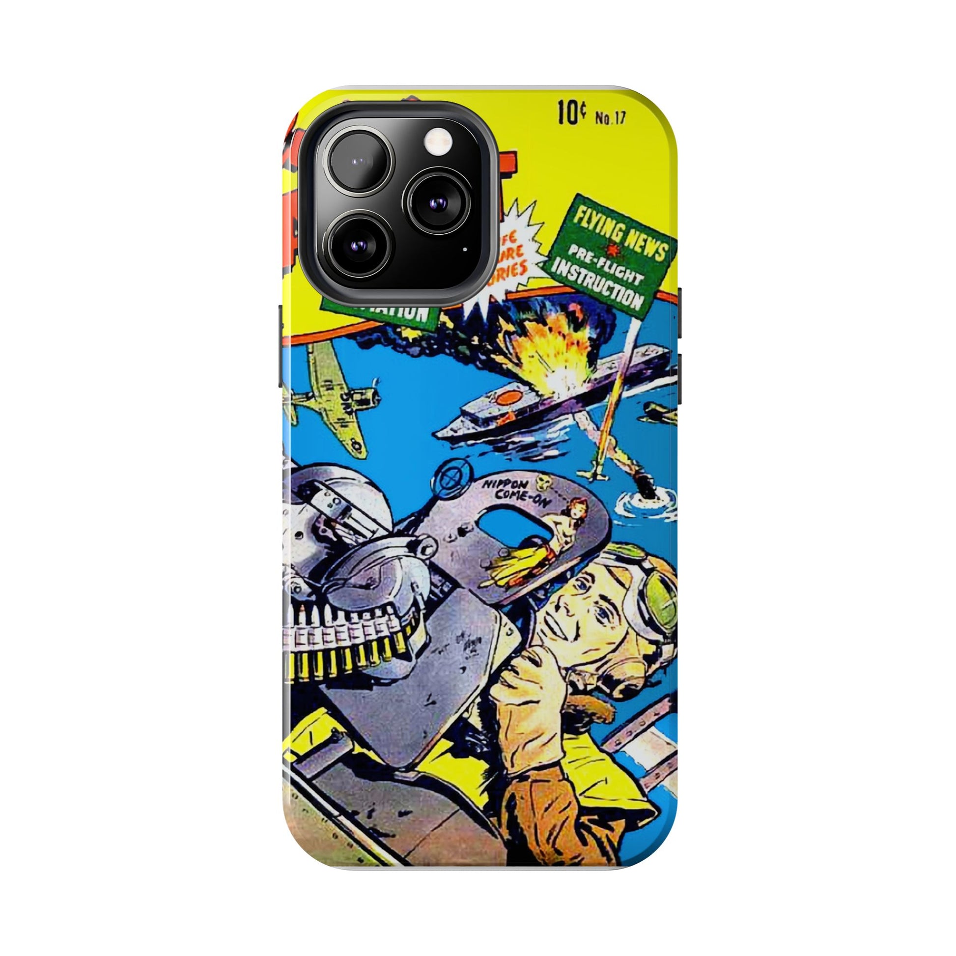 Vintage Comic Art Tough Phone Cases - Old School Male 