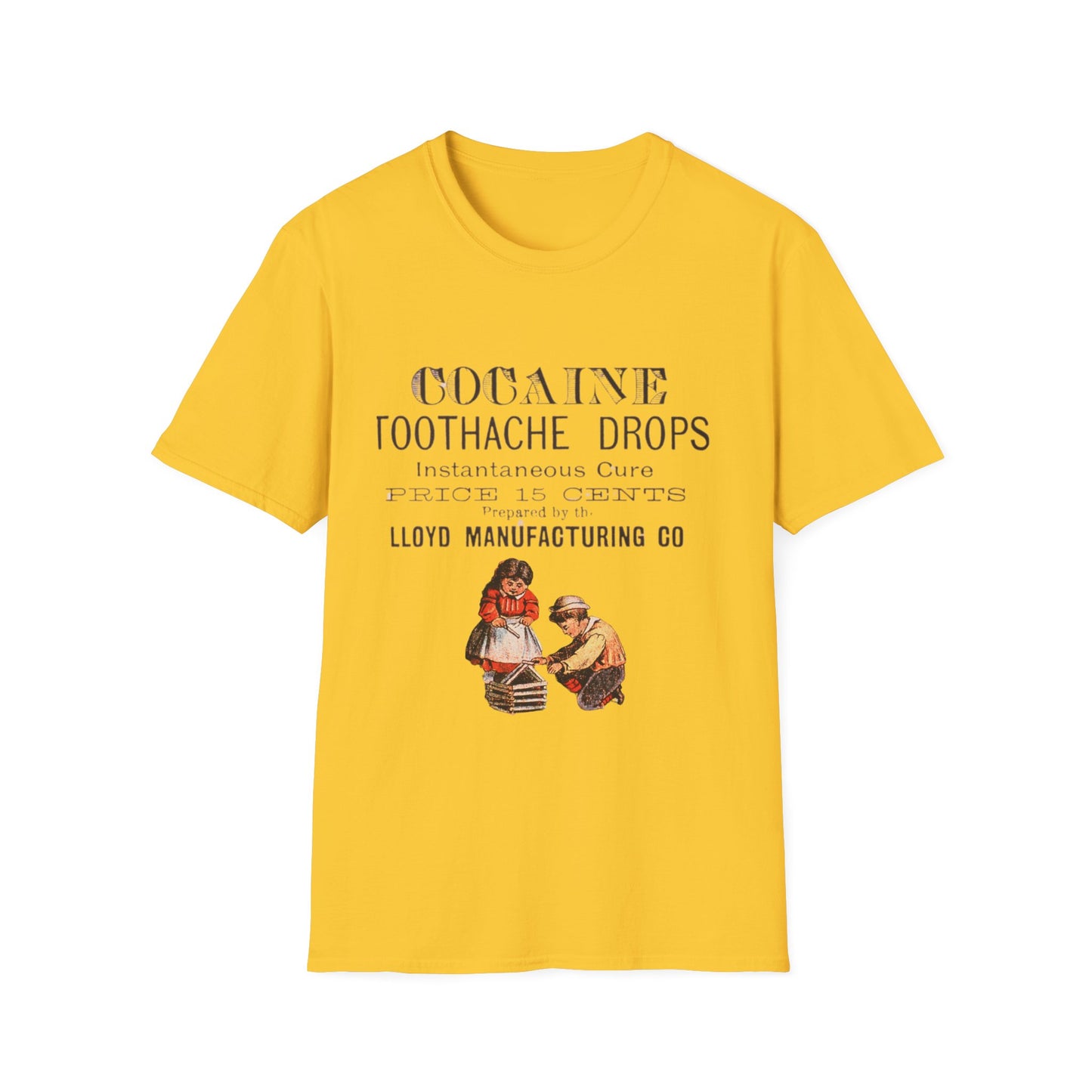 Vintage Toothache Ad T-Shirt | Retro Classic Design, 100% Cotton, Perfect for Halloween & Everyday Wear