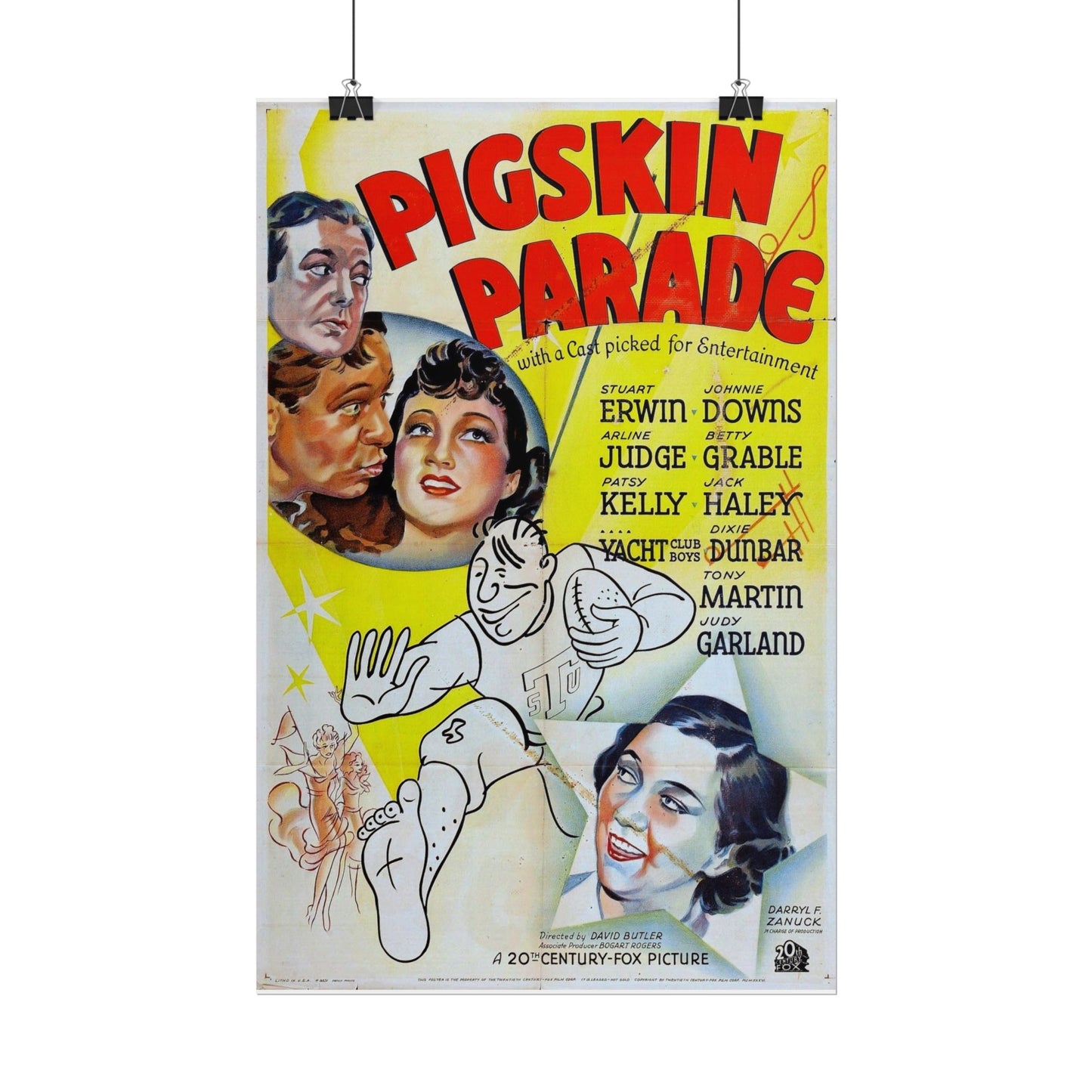 Pigskin Parade Film Poster Rolled Posters