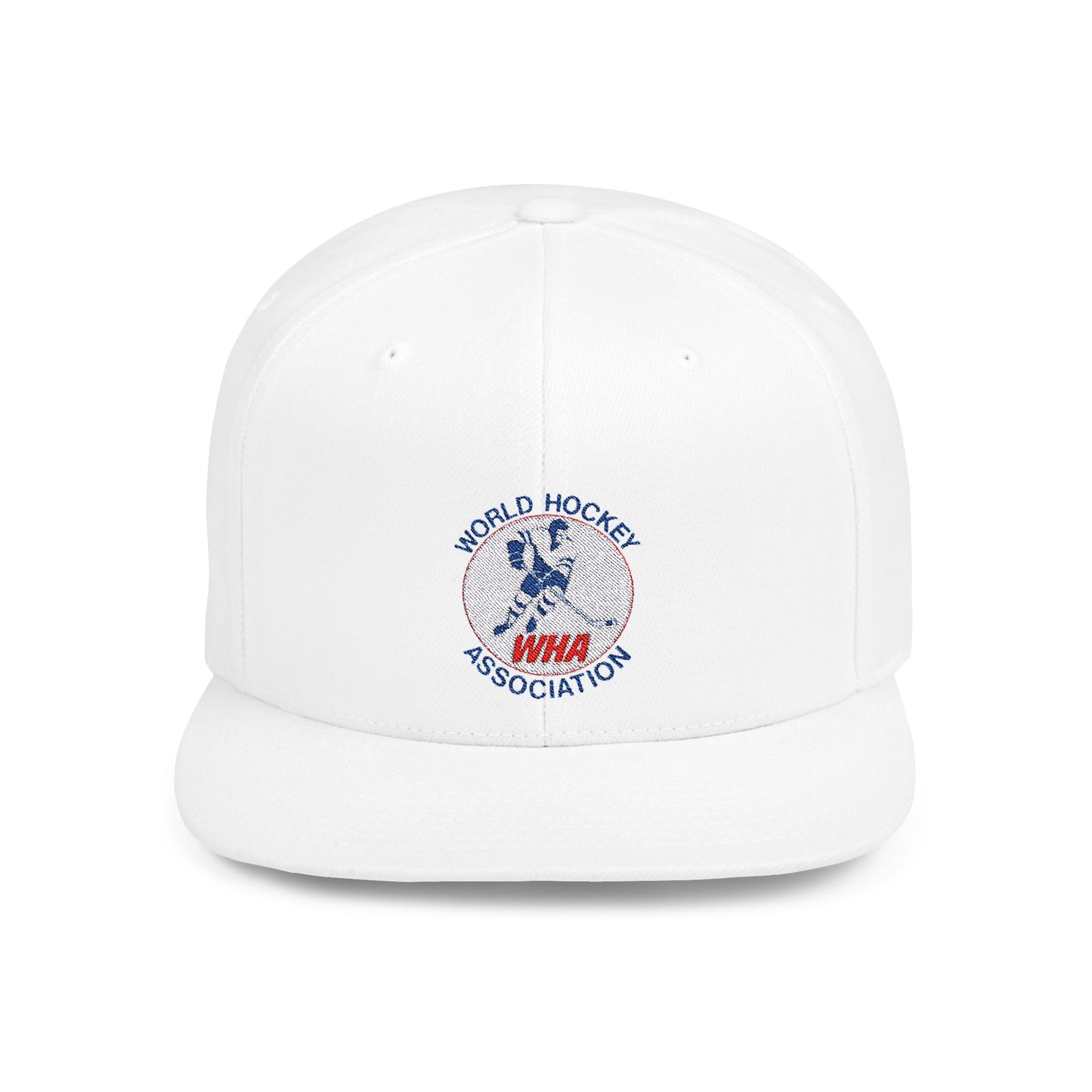 Retro World Hockey Association Logo SnapBack Hat - Old School Male 