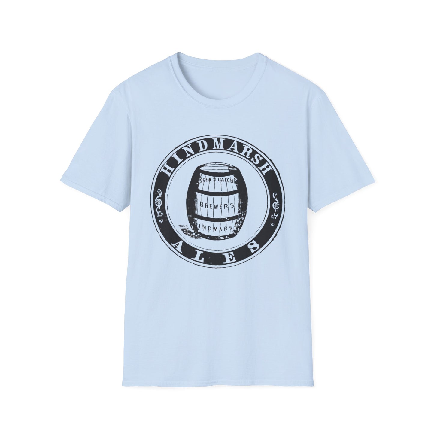 Vintage Hindmarsh Ales Unisex T-Shirt - 100% Cotton Softstyle Tee for Beer Lovers