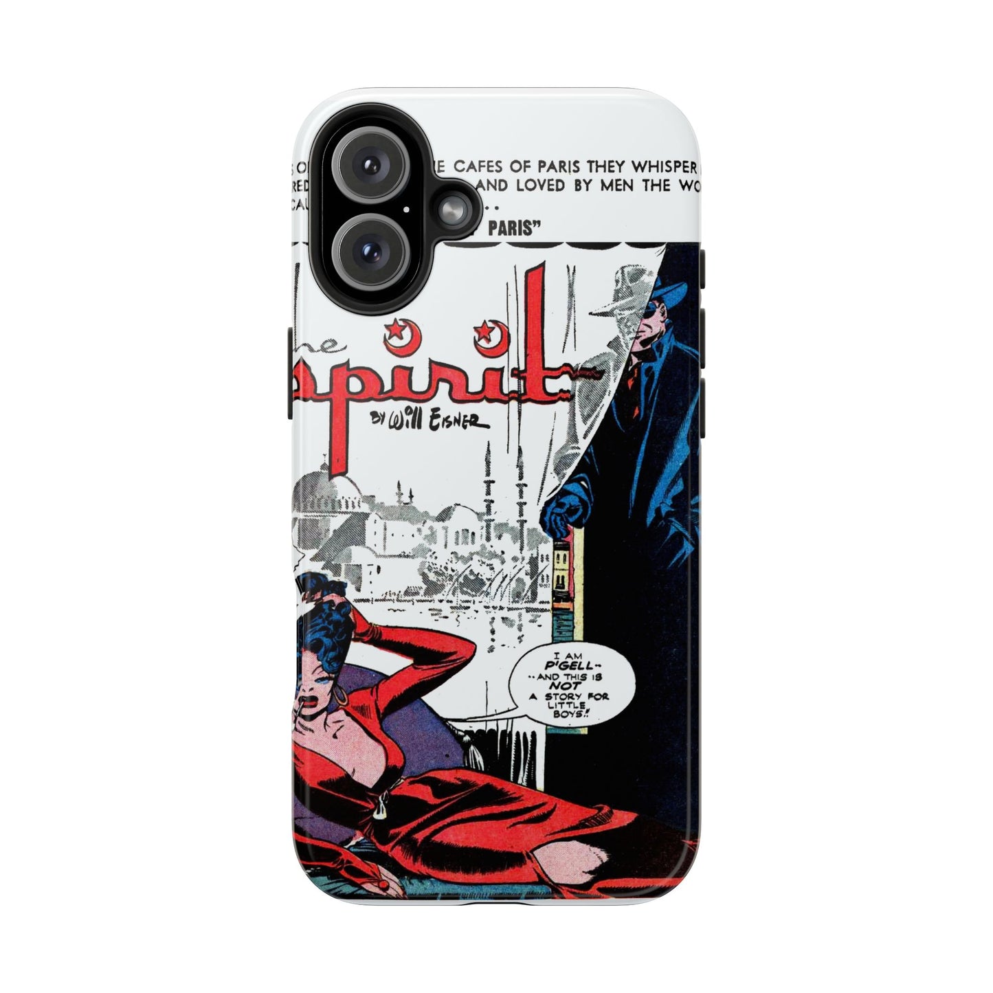 Vintage Spirit Comic Tough Phone Cases for Ultimate Protection - Old School Male 