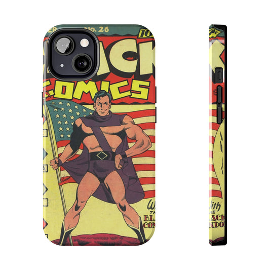 Vintage Comic Book Style Phone Case - Old School Male 