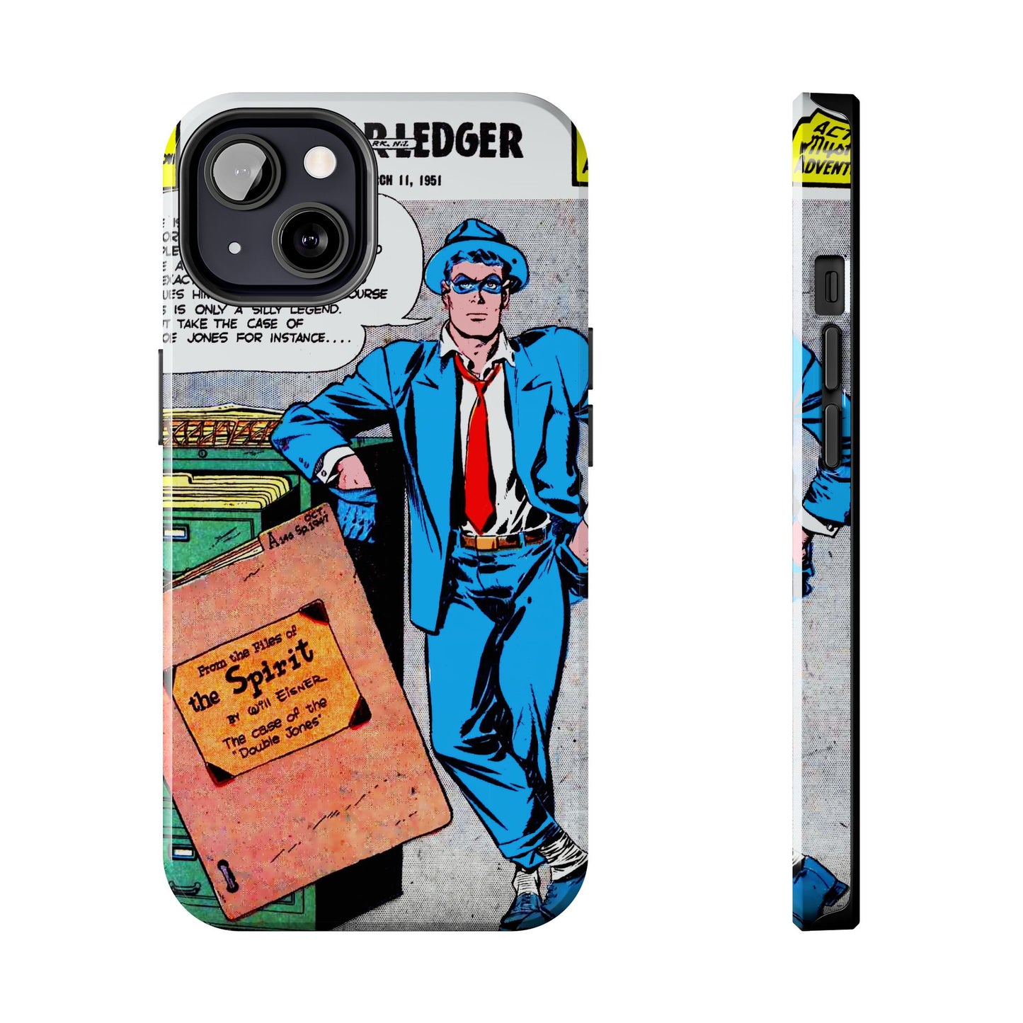 Vintage Spirit Comic Cover Durable Phone Cases - Old School Male 