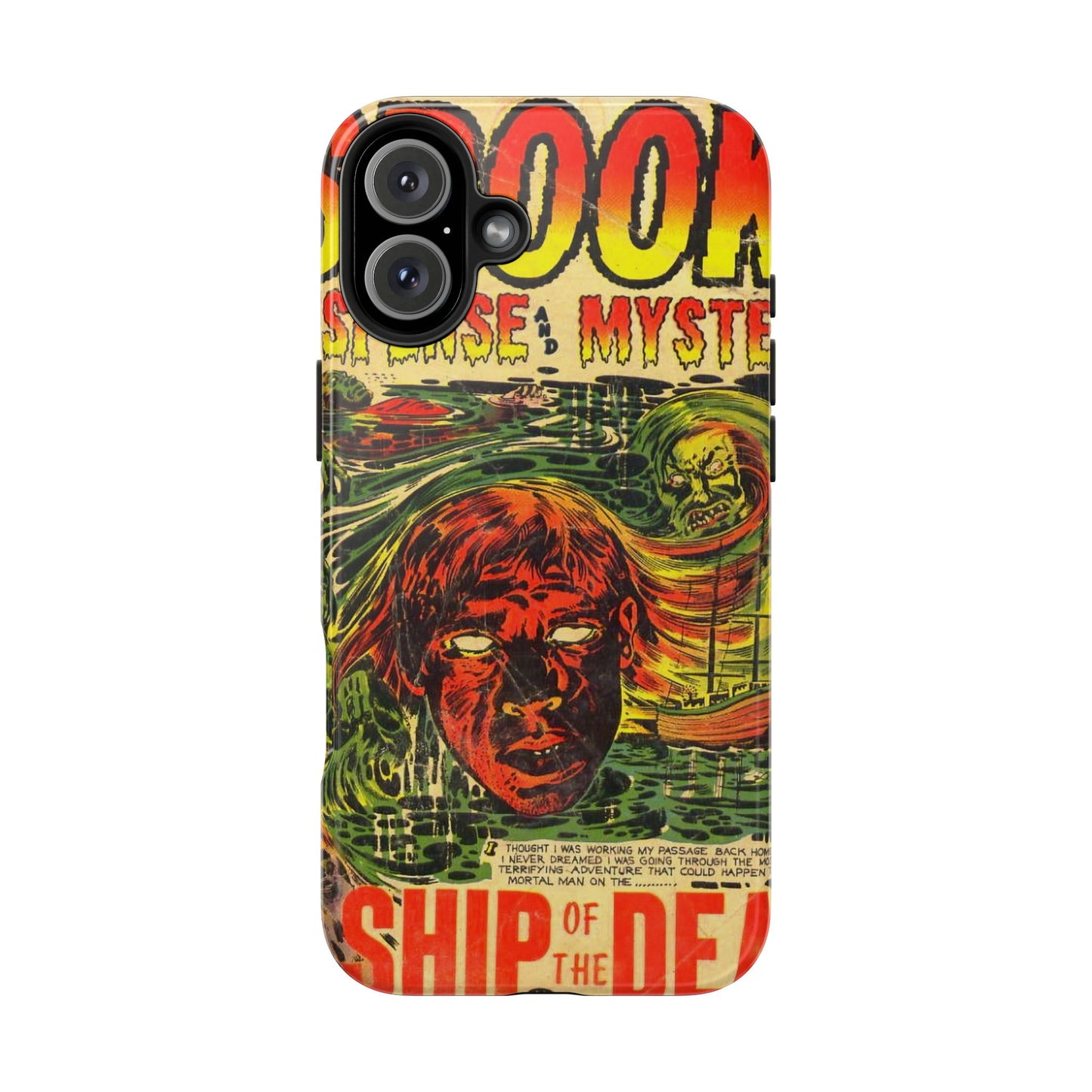 Vintage Horror Comic Phone Cover - Old School Male 