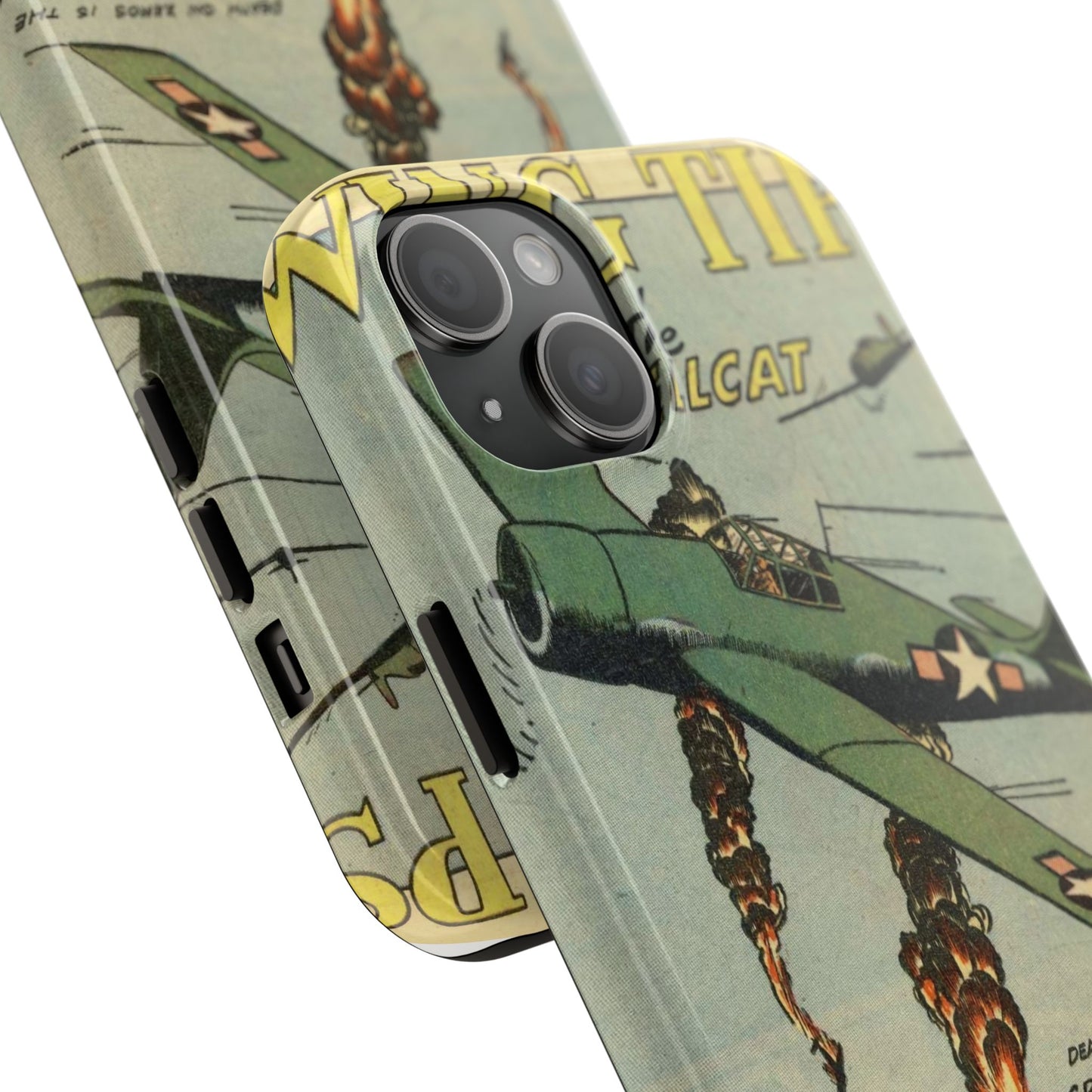 Retro Wings Comic Page Tough Phone Cases