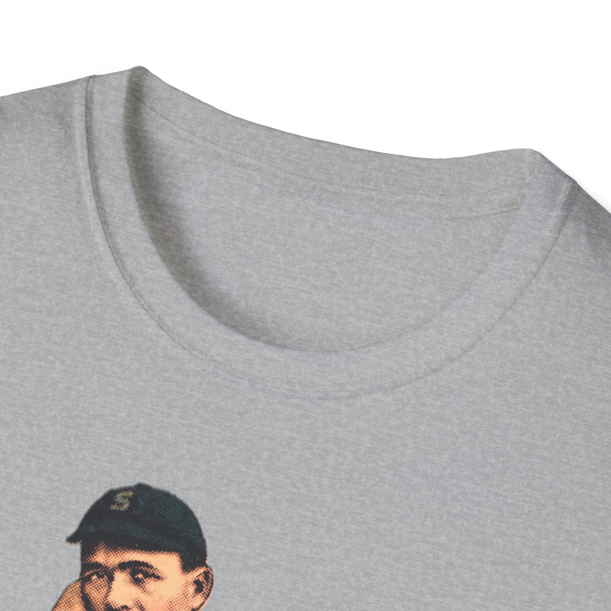 Retro Baseball Player T-Shirt - Old School Male 