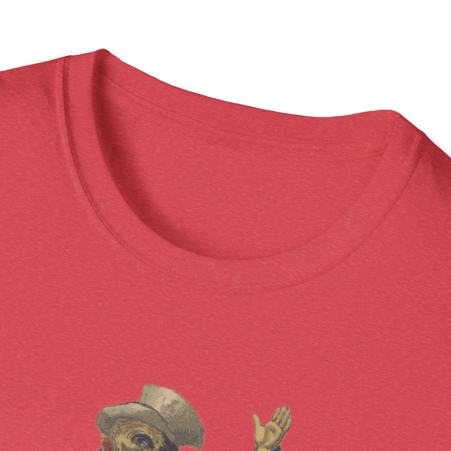 Humorous dancing monkey Unisex Softstyle T-Shirt