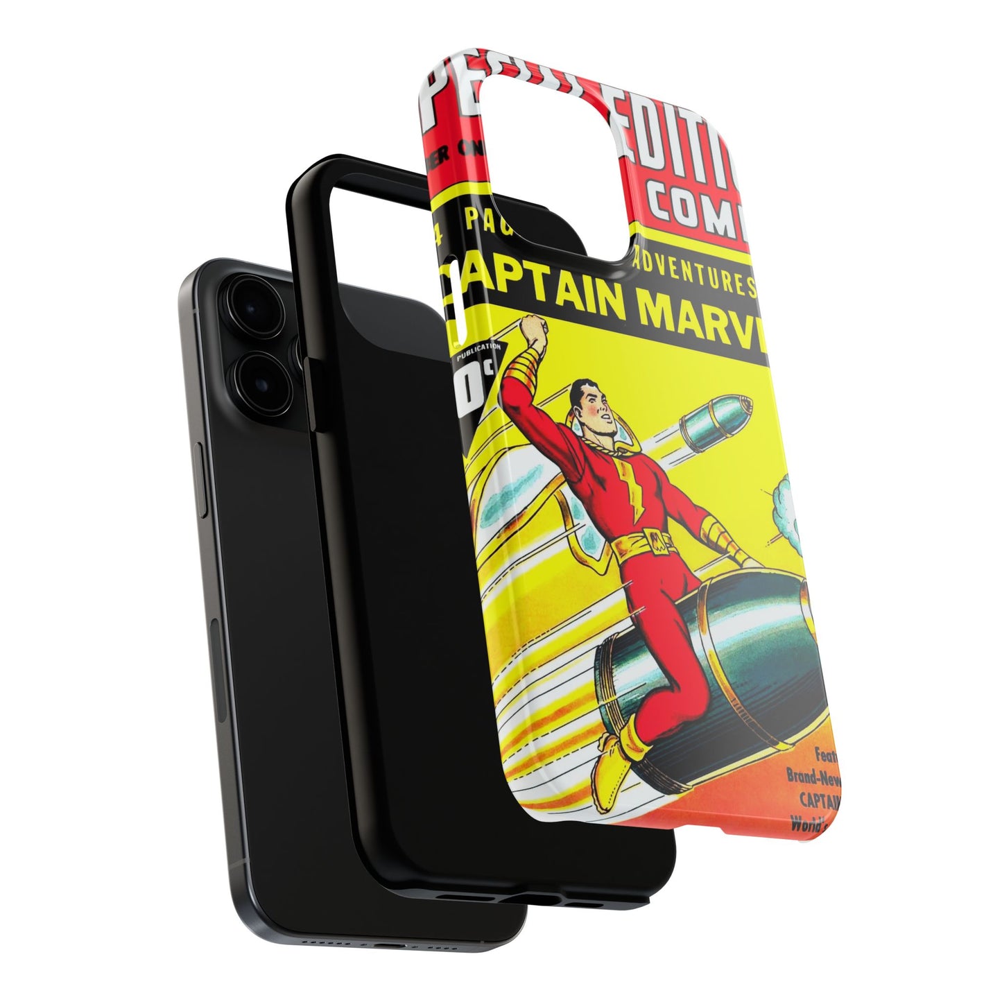 Vintage Captain Marvel Comic Tough Phone Cases