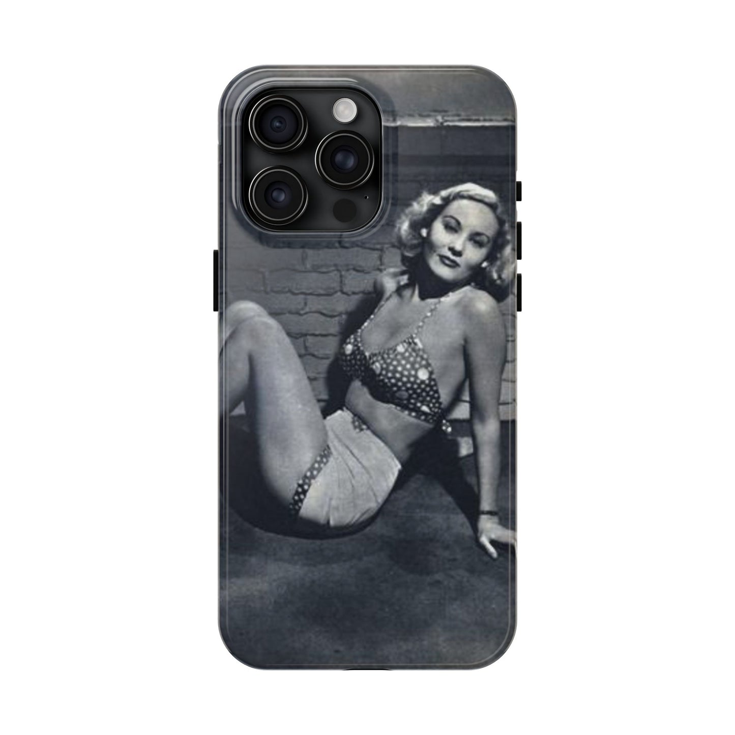 Retro Pinup Girl Tough Smartphone Cases - Old School Male 