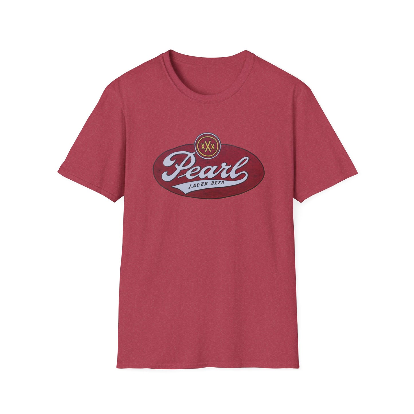 Vintage-Inspired Pearl Lager Unisex Soft Cotton Tee - Old School Male 