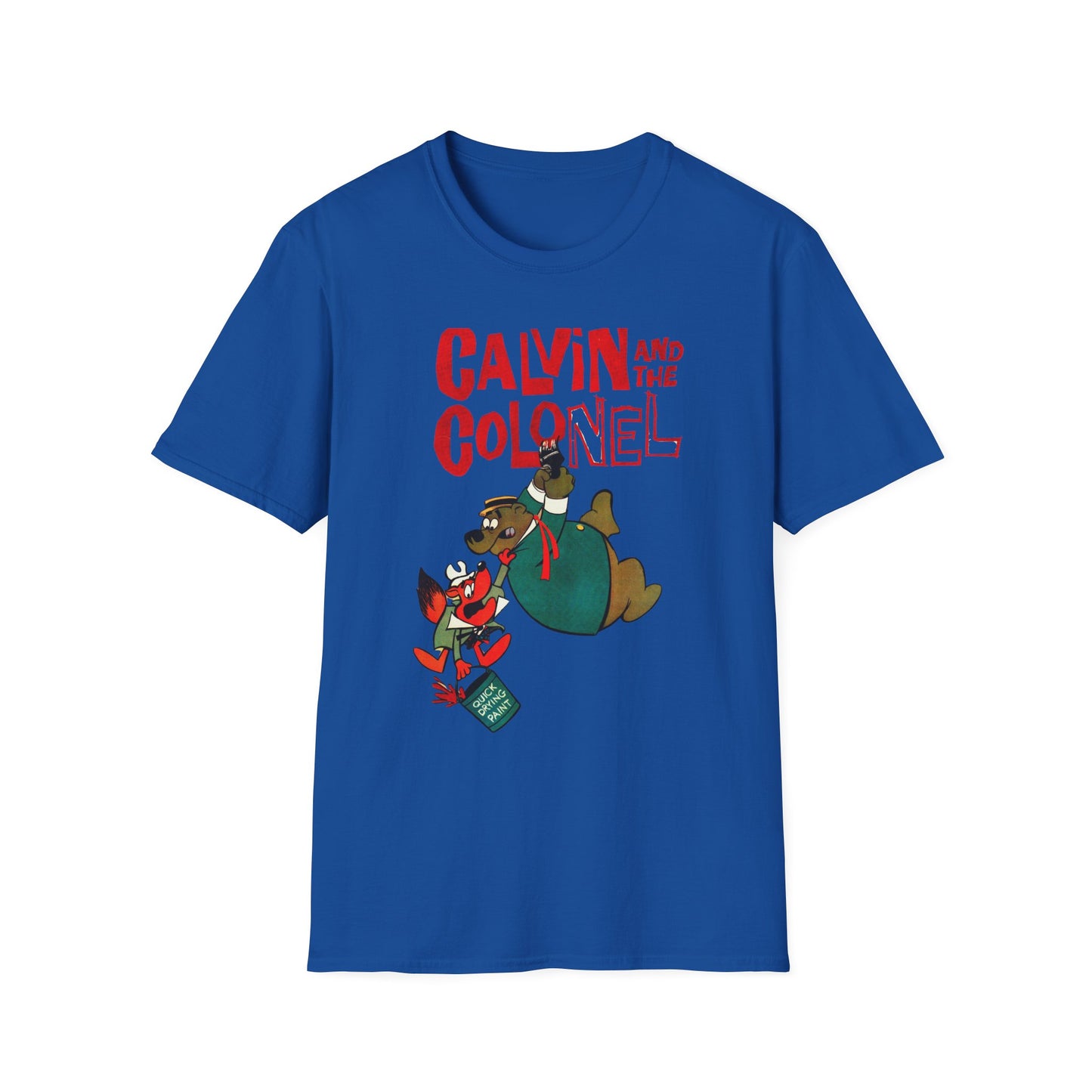 Retro Calvin and the Colonel Comic Characters T-Shirt