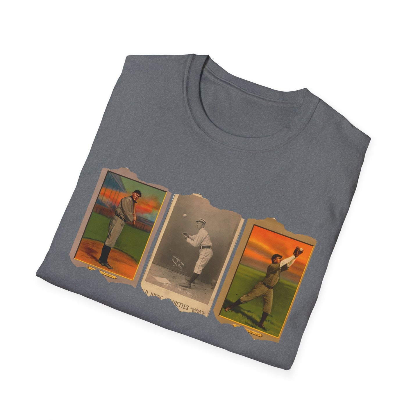 Retro Baseball Card Graphic Unisex Softstyle Tee