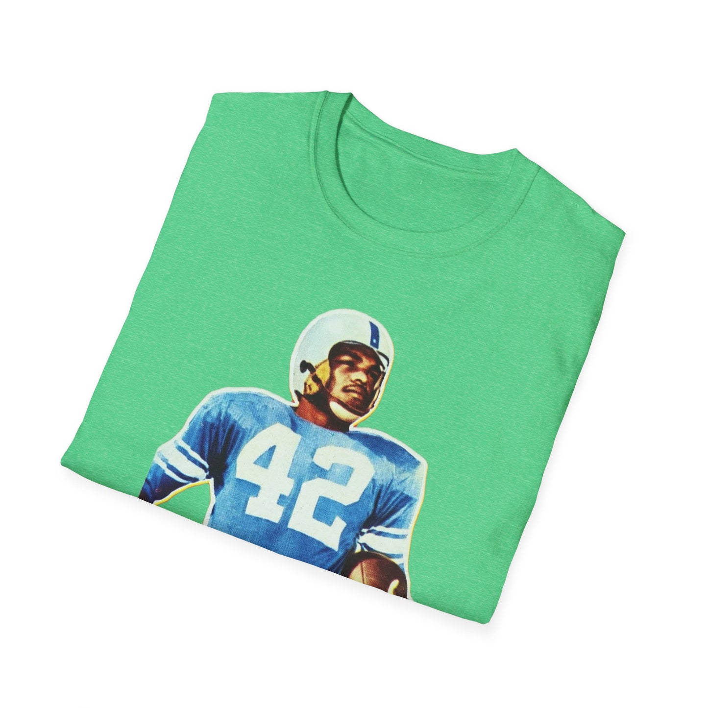 Lenny Moore Unisex Soft Cotton Tee for Football Fans - Old School Male 