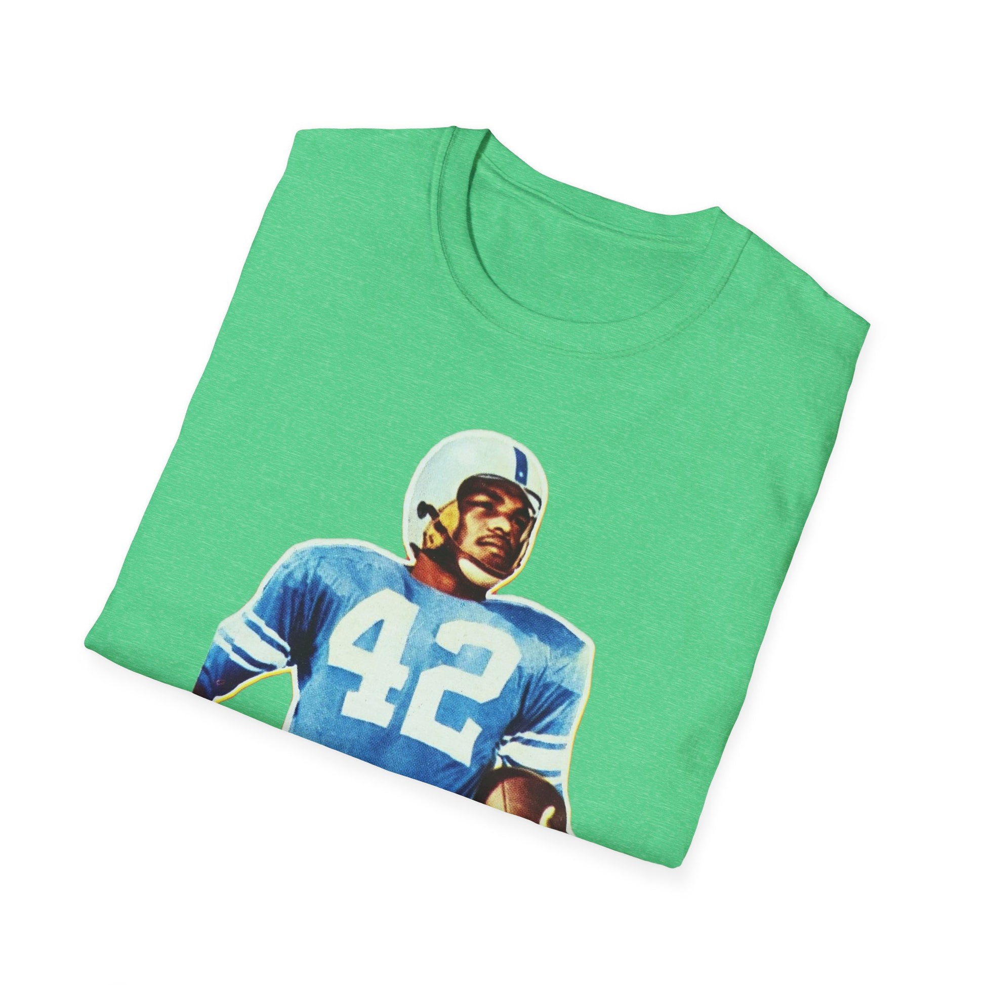 Lenny Moore Unisex Soft Cotton Tee for Football Fans - Old School Male 