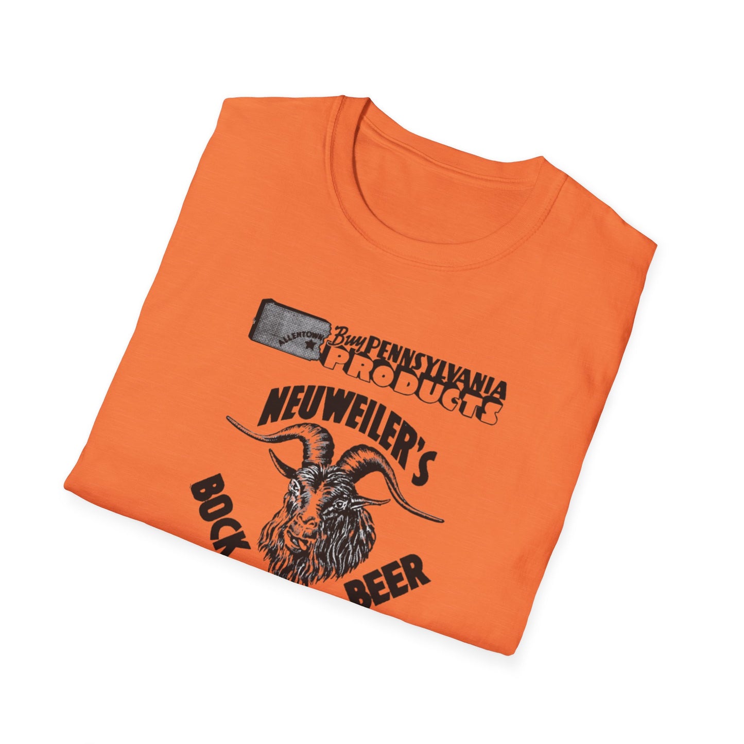 Sip Happens: Neuweilers Bock Beer Unisex Softstyle T-Shirt - Pure Comfort & Classy Fun!