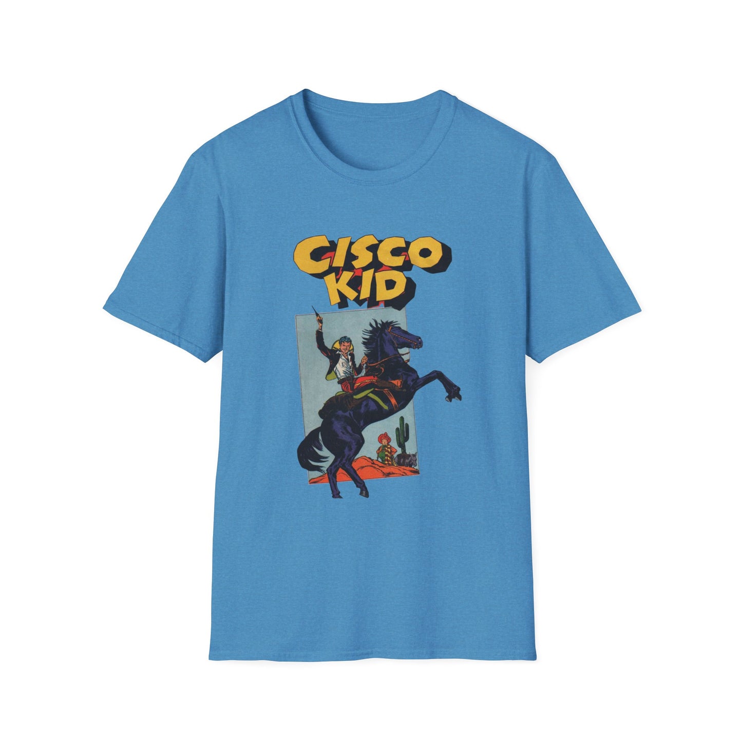 Retro Cisco Kid Comic Book T-Shirt - 100% Cotton, Classic Fit, Perfect for Comic Fans!