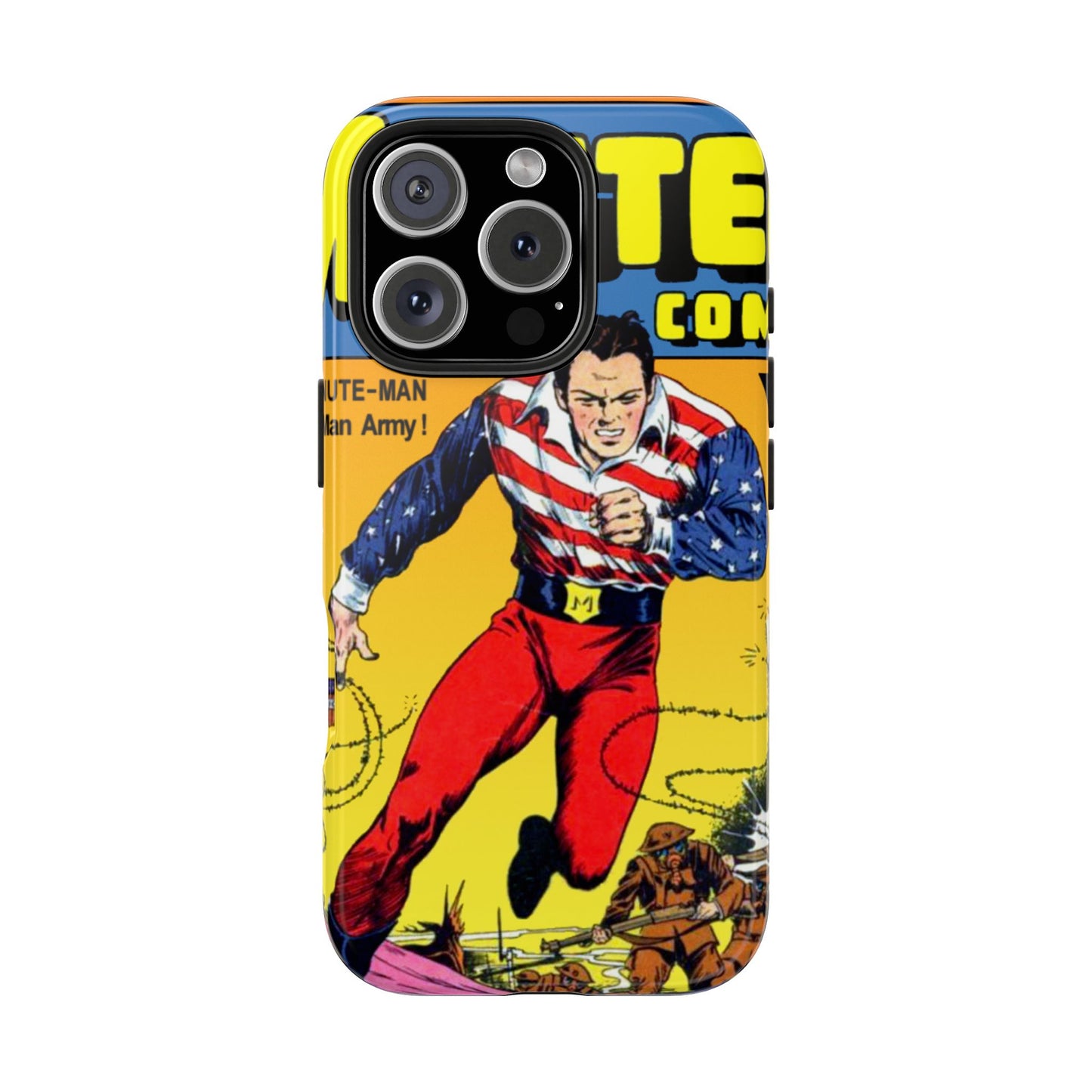 Vintage Comic Artwork Tough Phone Cases - Old School Male 