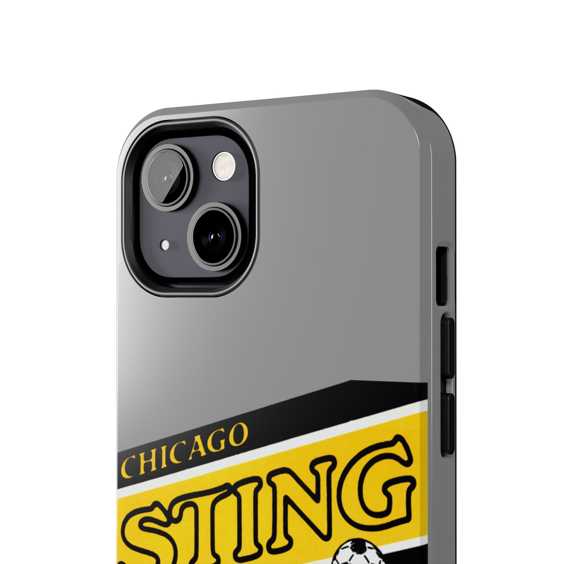 Vintage Chicago Sting Soccer Team Logo Durable Phone Cases - Old School Male 